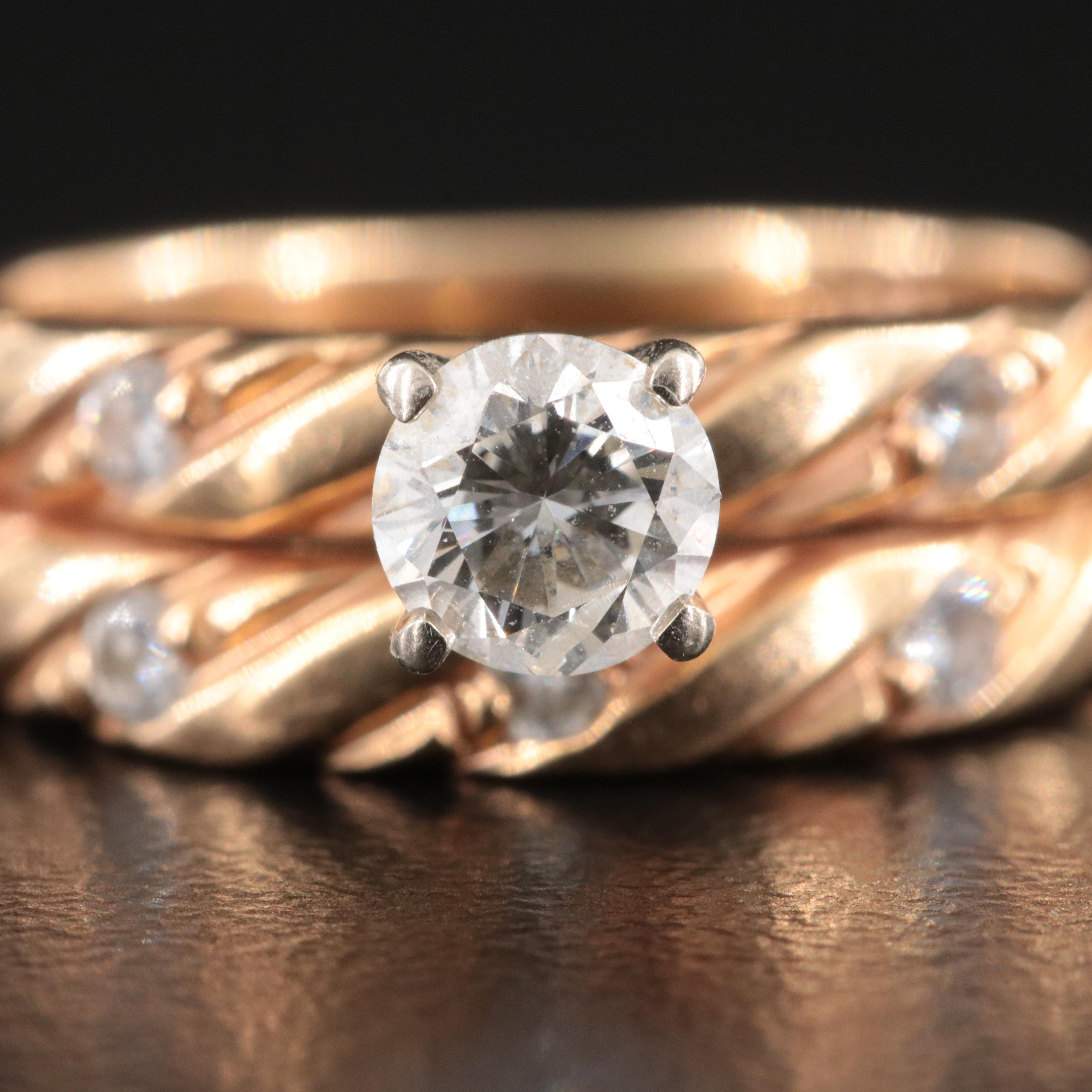 14K 0.50 CTW Diamond Ring