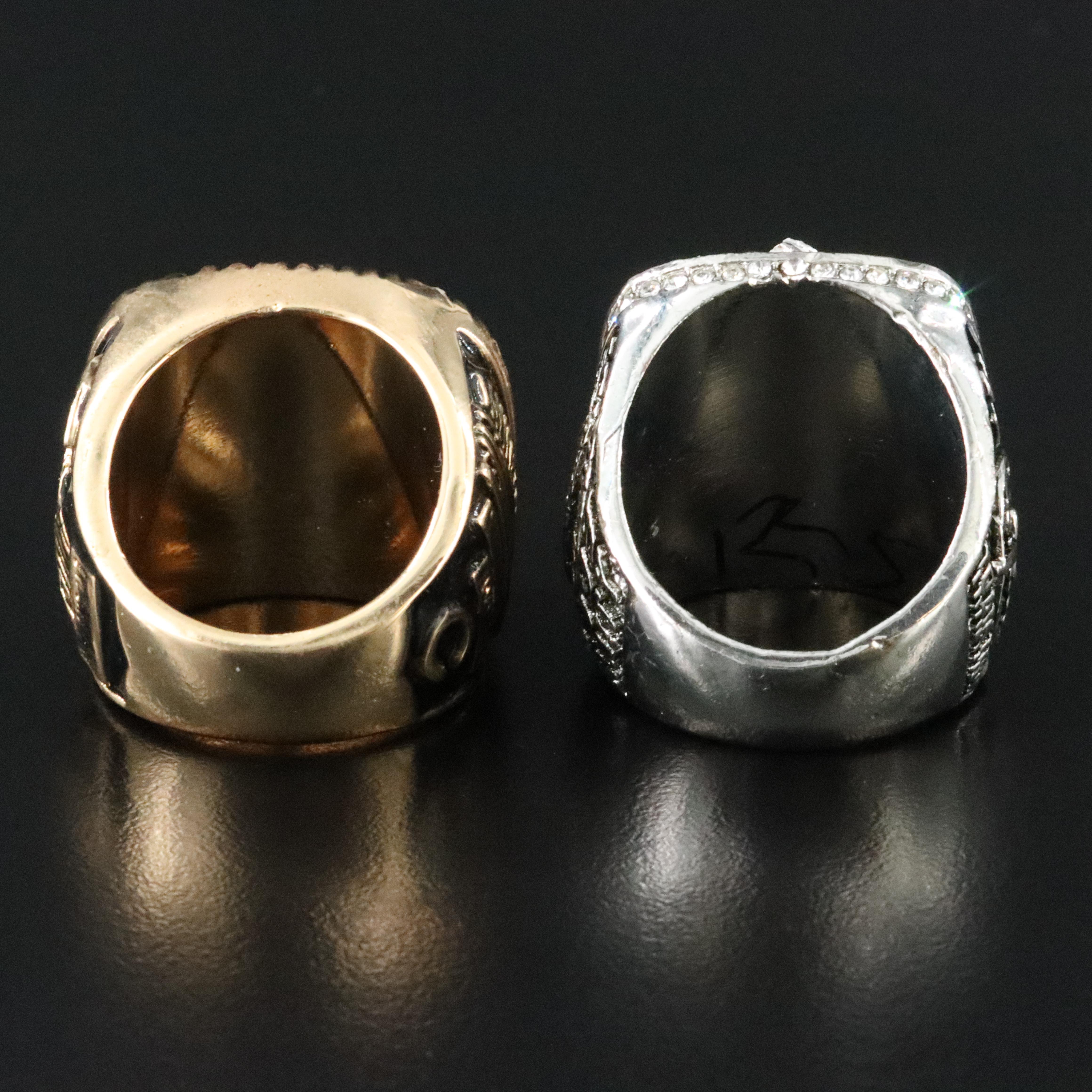 Replica World Series Rings Featuring 1990 Cincinnati Reds & 2008 NY Yankies