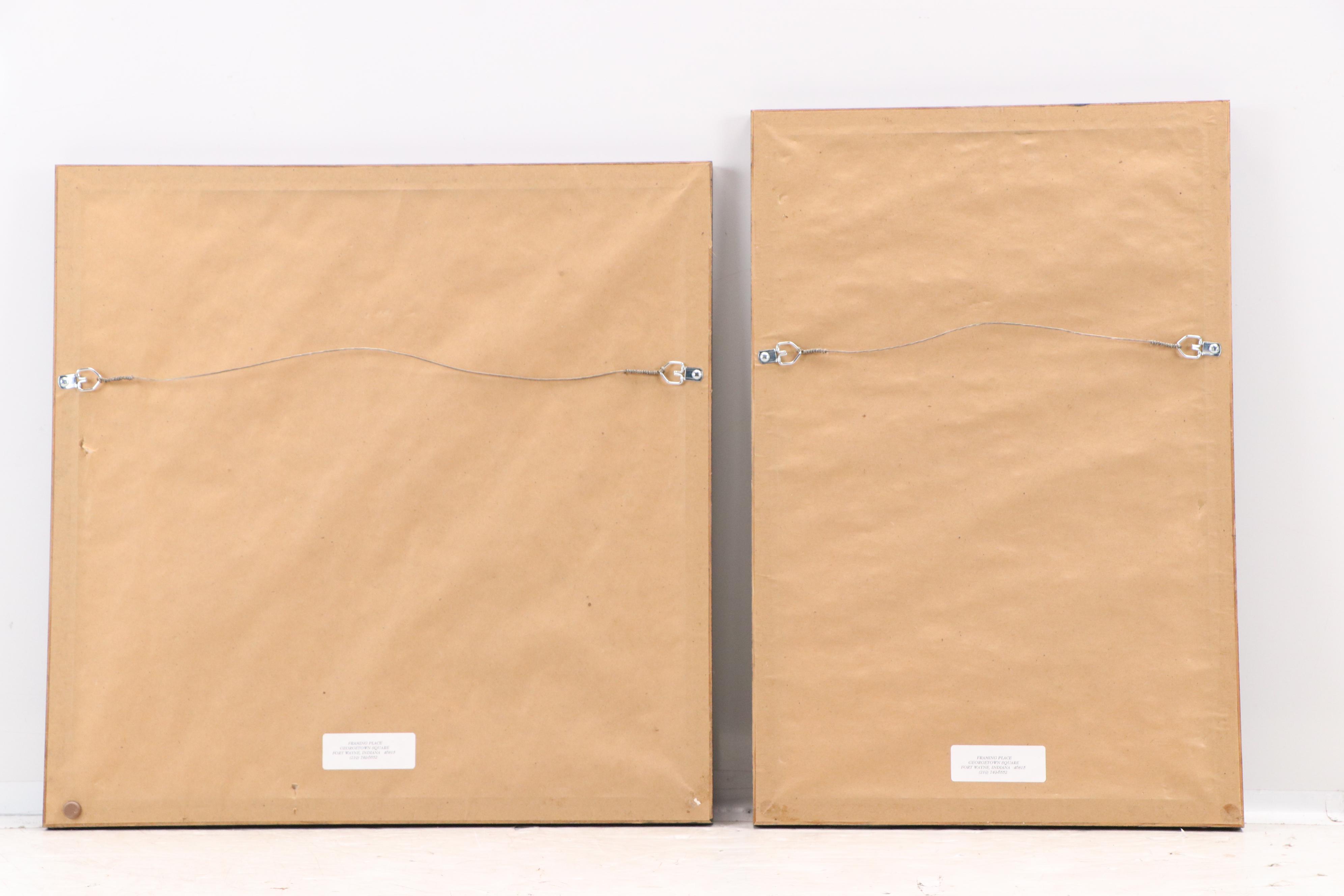 P. Buckley Moss Offset Lithographs "My First Day" and "The Reading Lesson"