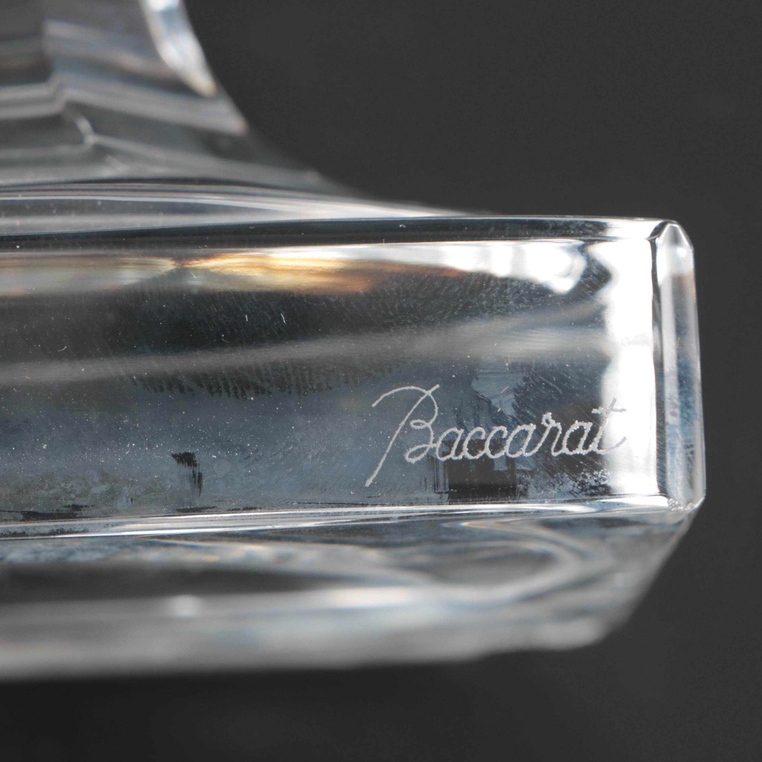 Baccarat "Eurydice" Crystal Vase as Trophy for Carry Back Handicap Race, 1985