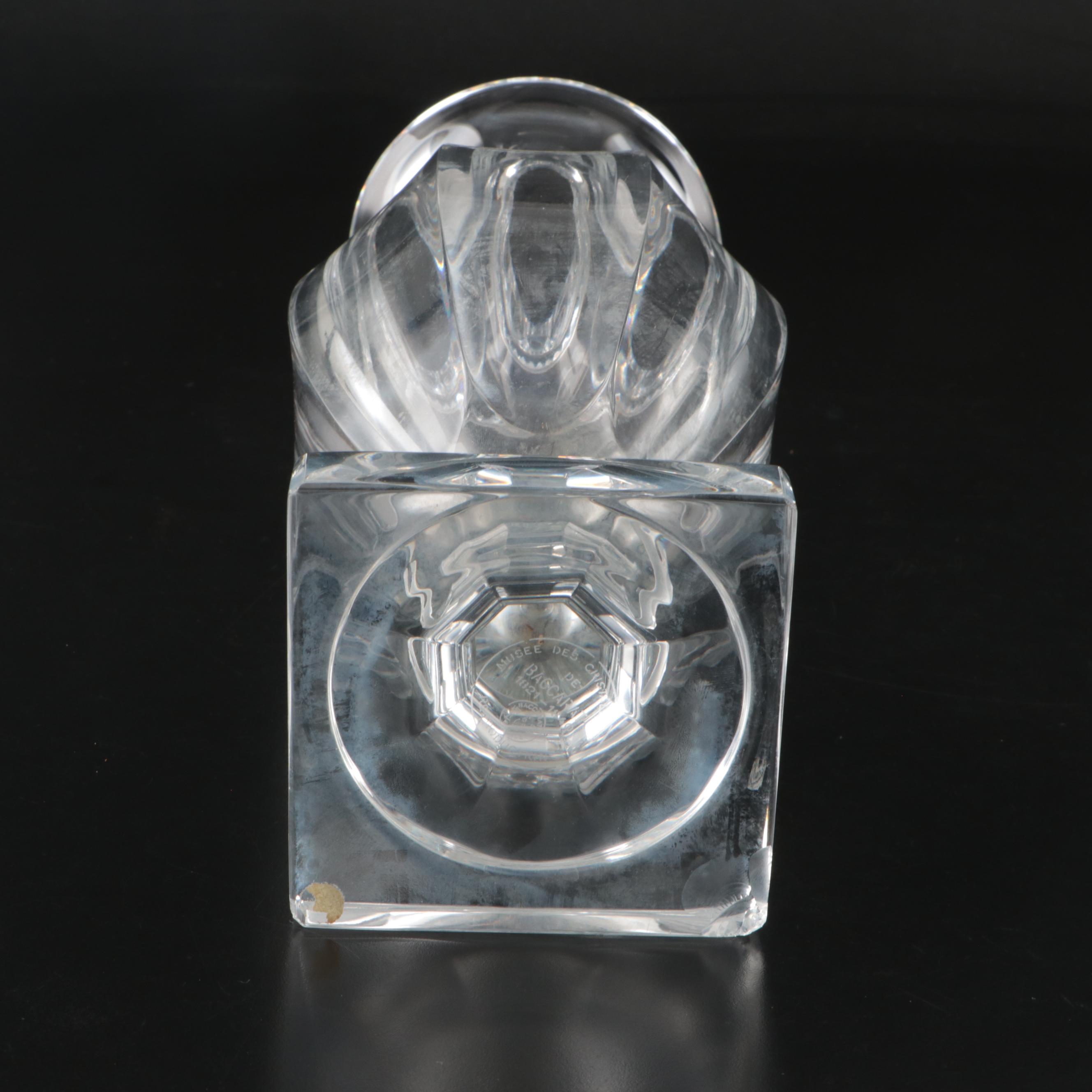 Baccarat "Eurydice" Crystal Vase as Trophy for Carry Back Handicap Race, 1985