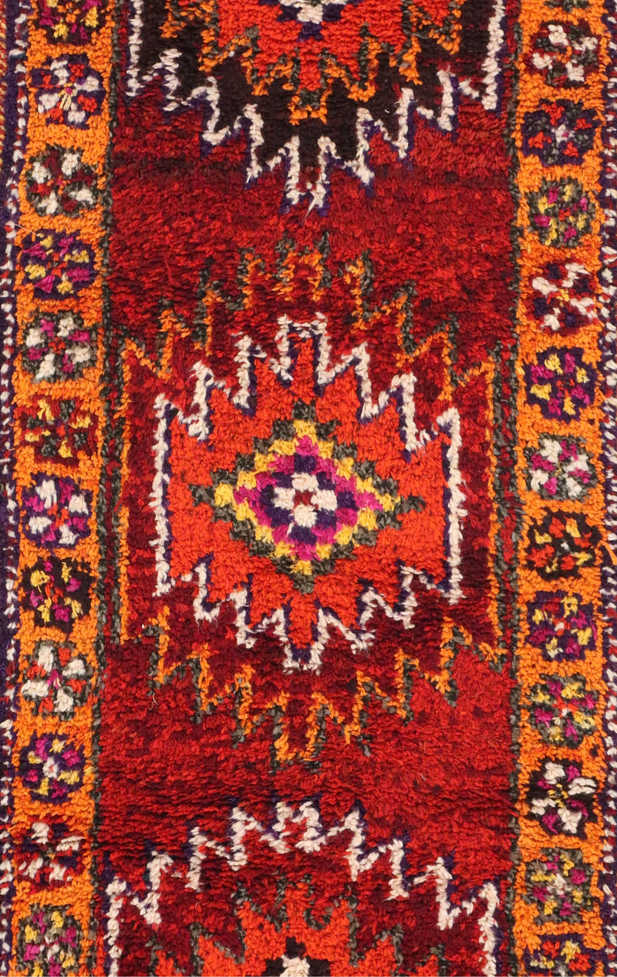 2'10 x 10'1 Hand-Knotted Turkish Village Carpet Runner