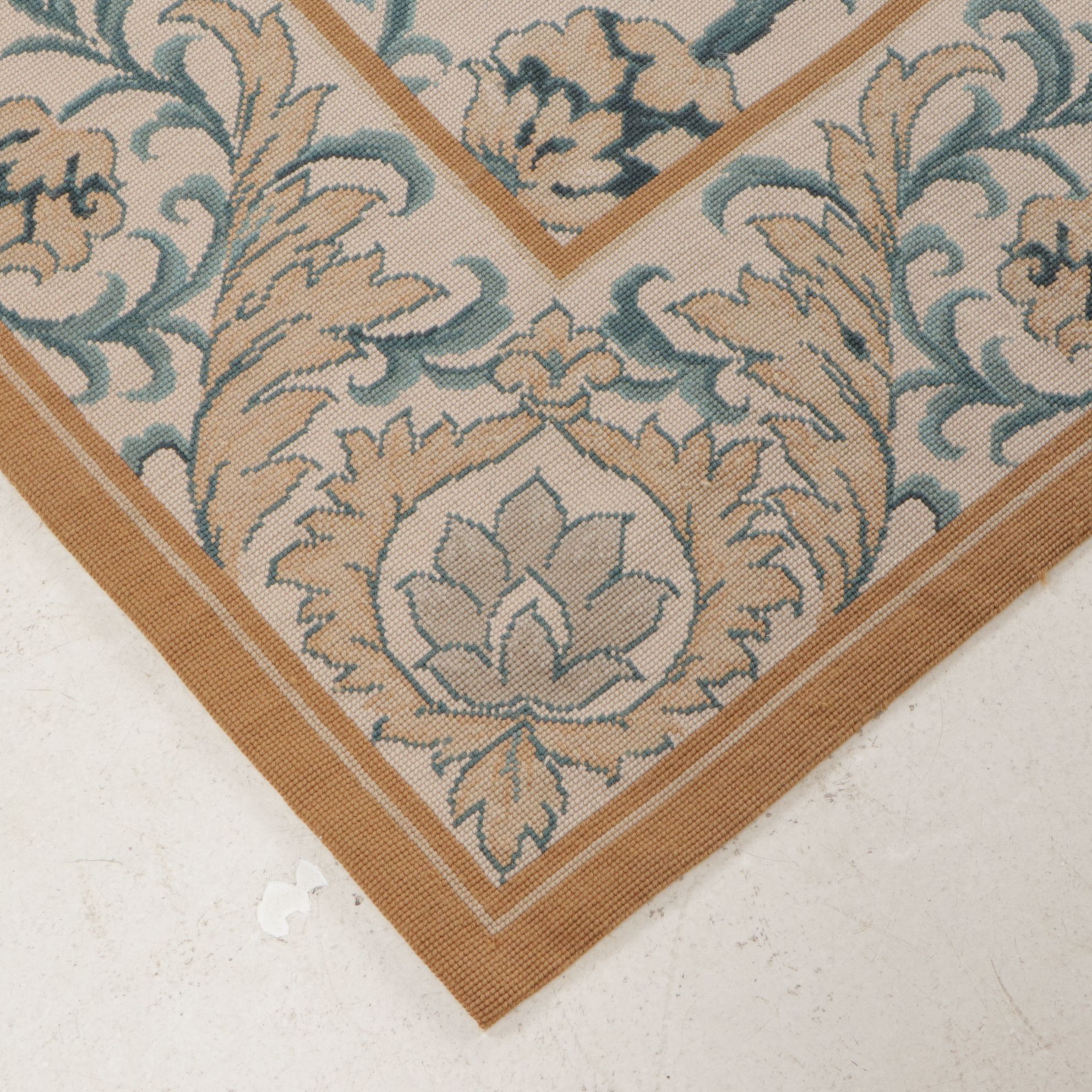 6' x 9'1 Handmade Chinese Needlepoint Area Rug