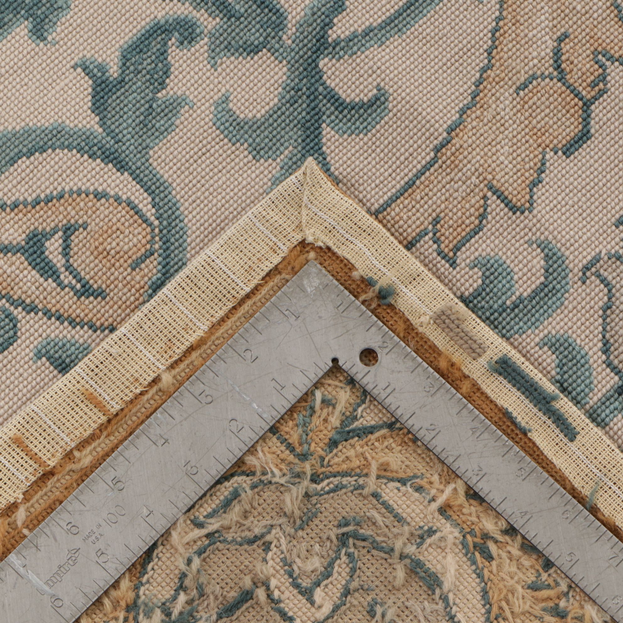 6' x 9'1 Handmade Chinese Needlepoint Area Rug