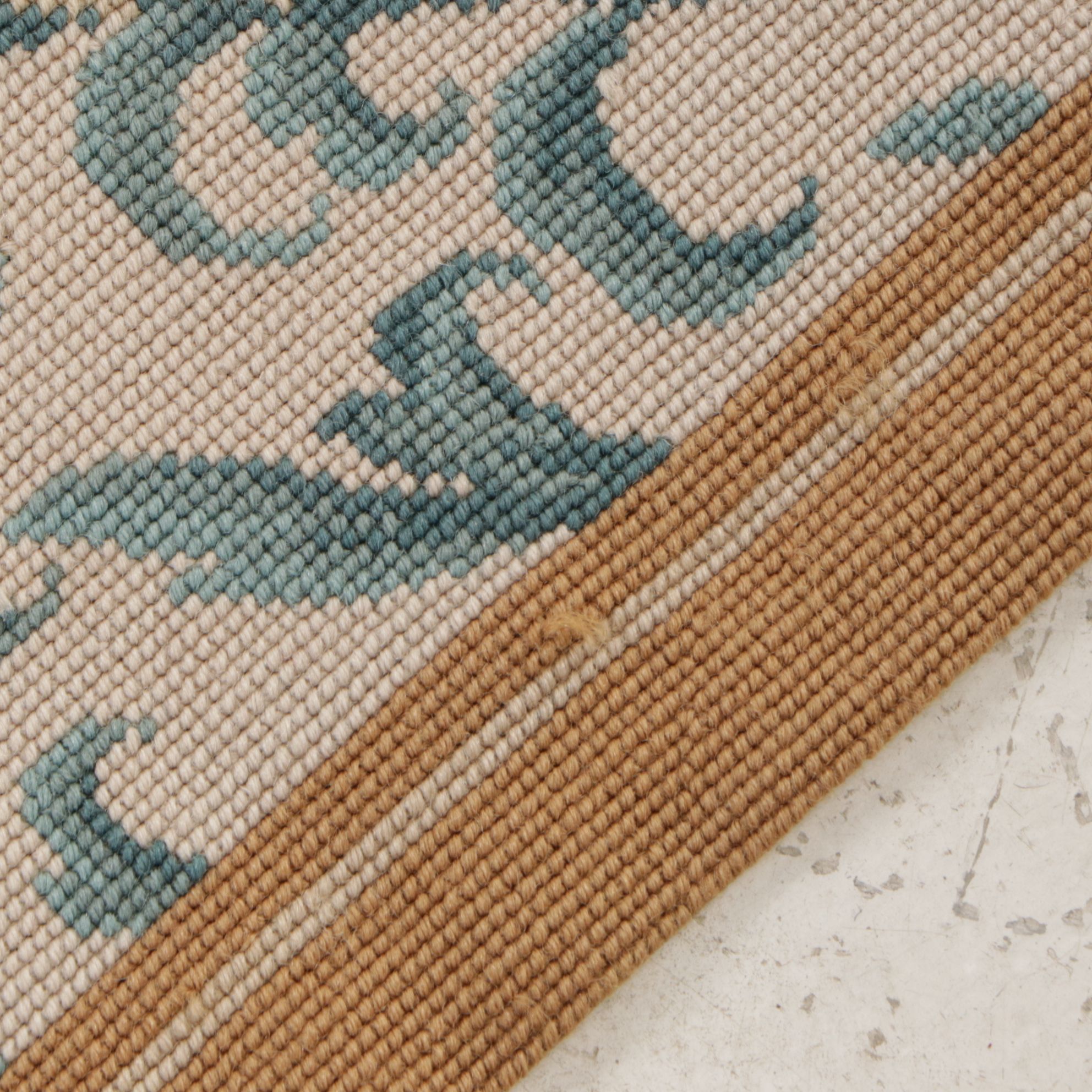 6' x 9'1 Handmade Chinese Needlepoint Area Rug