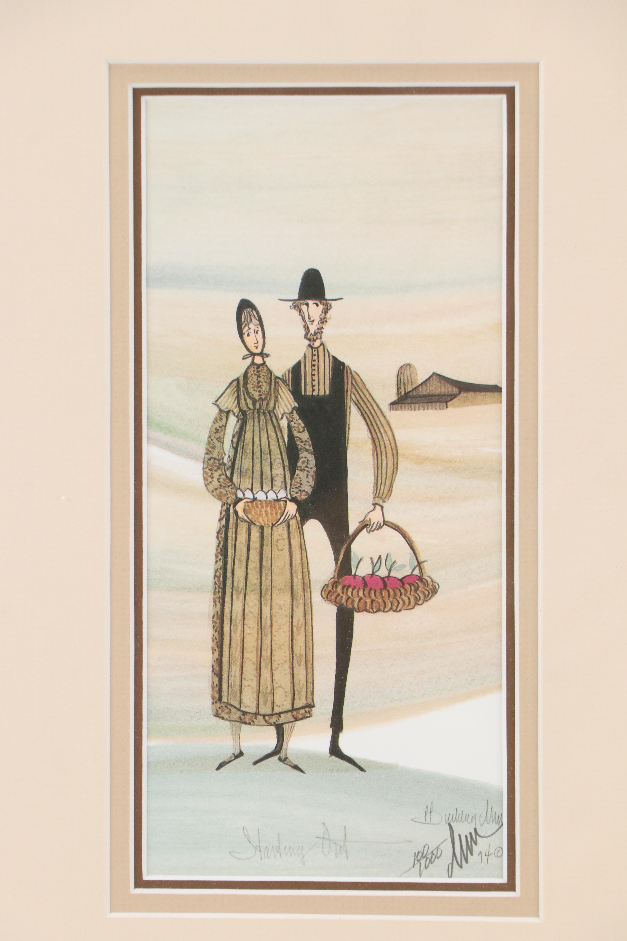 P. Buckley Moss Offset Lithographs "Melodie" and "Starting Out"