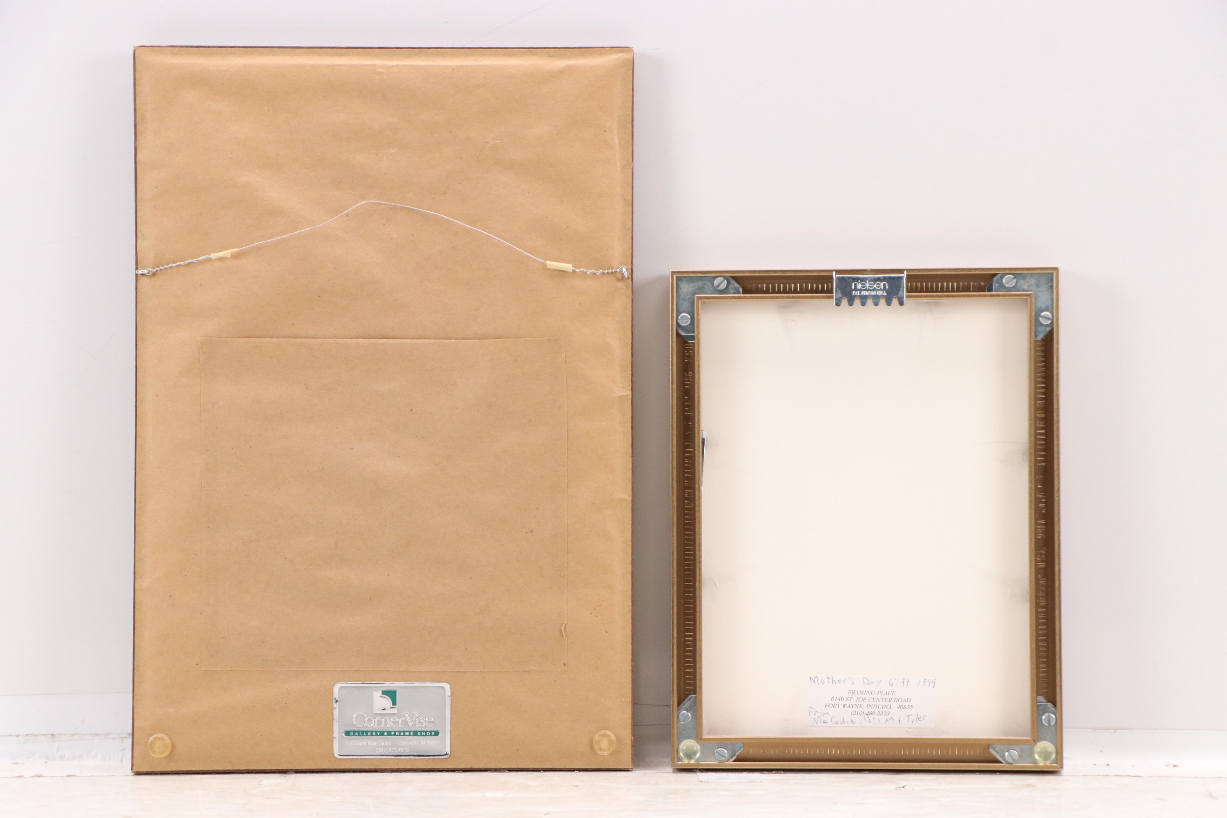 P. Buckley Moss Offset Lithographs "Melodie" and "Starting Out"