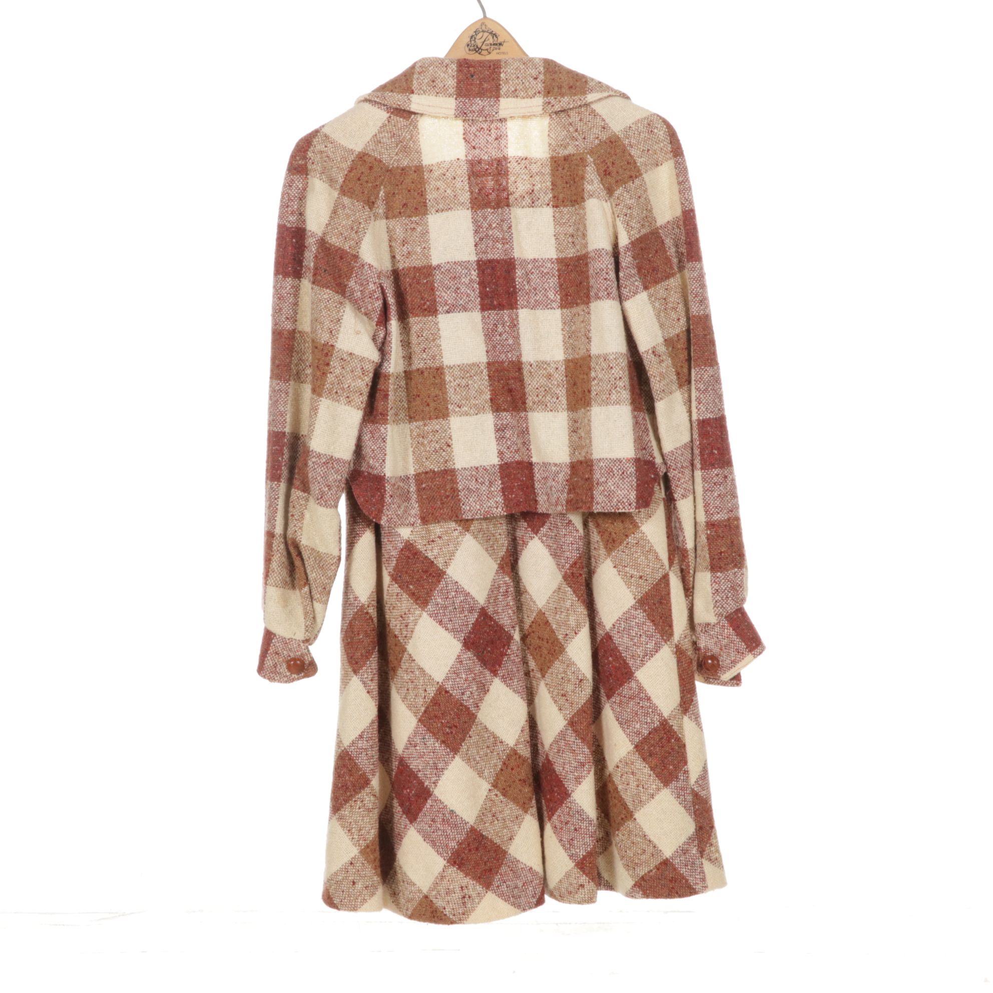 Crissa Linea Italiana and Liz Claiborne Wool 2-Piece Sets with Tweed Blazer