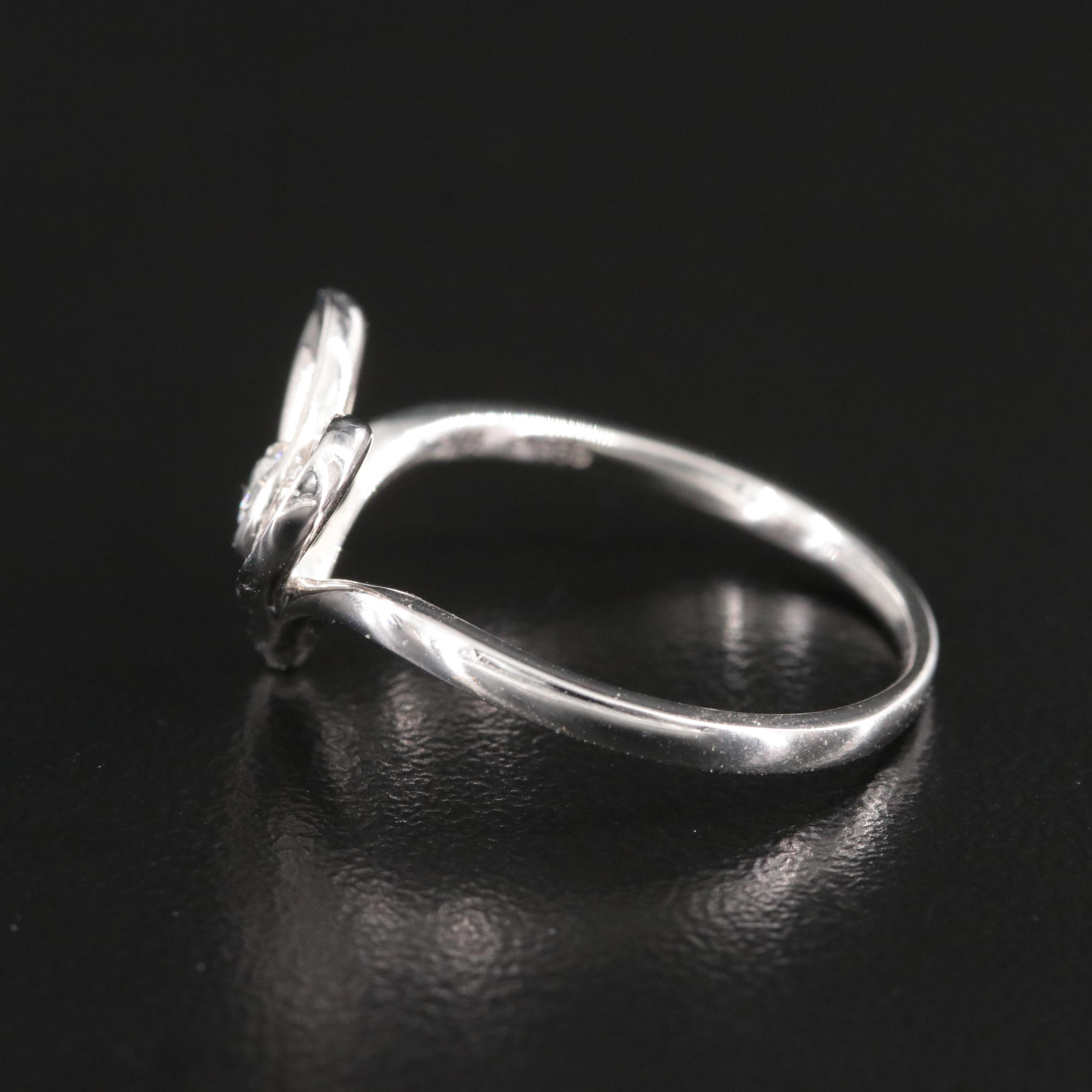 Platinum 0.17 CTW Diamond Heart Ring
