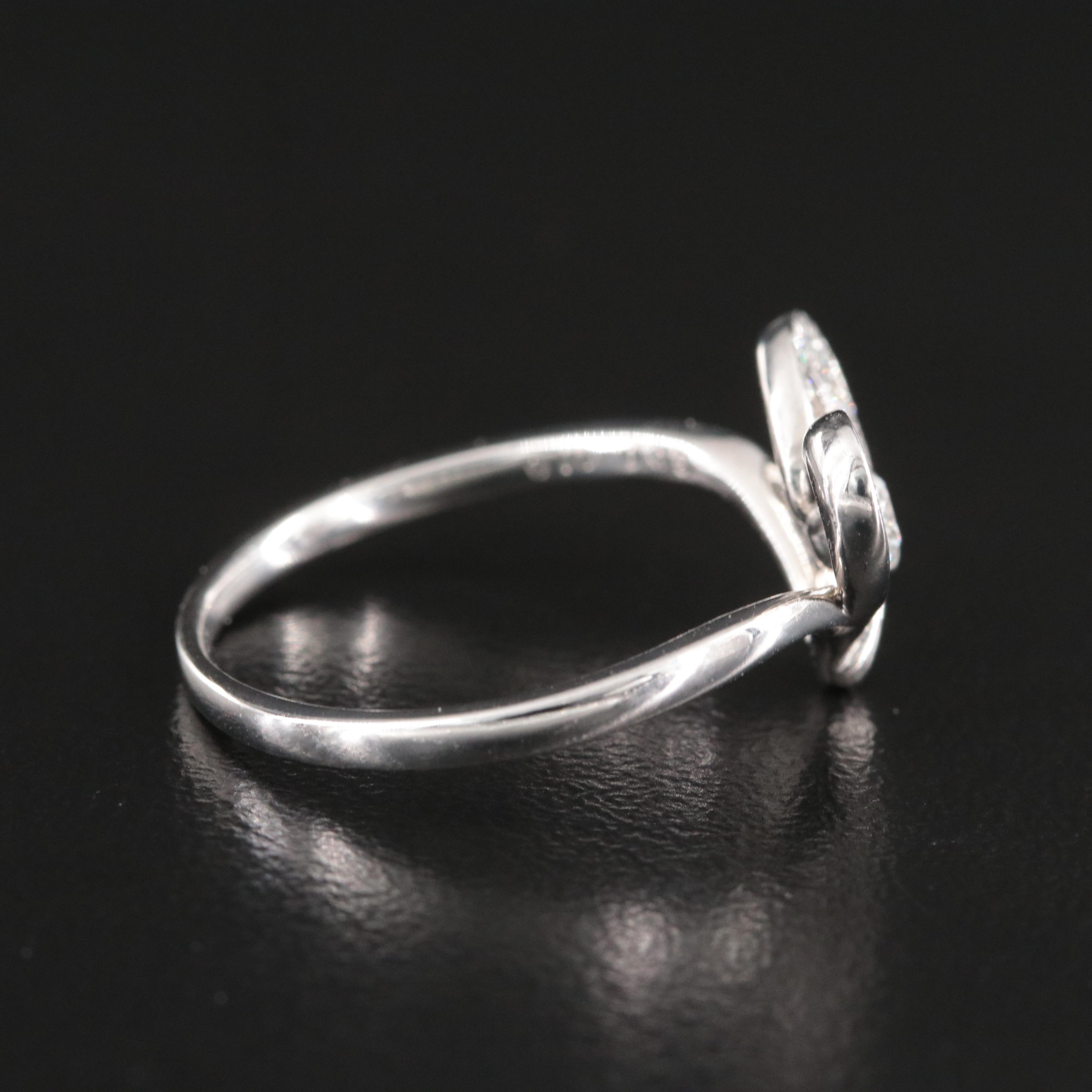Platinum 0.17 CTW Diamond Heart Ring