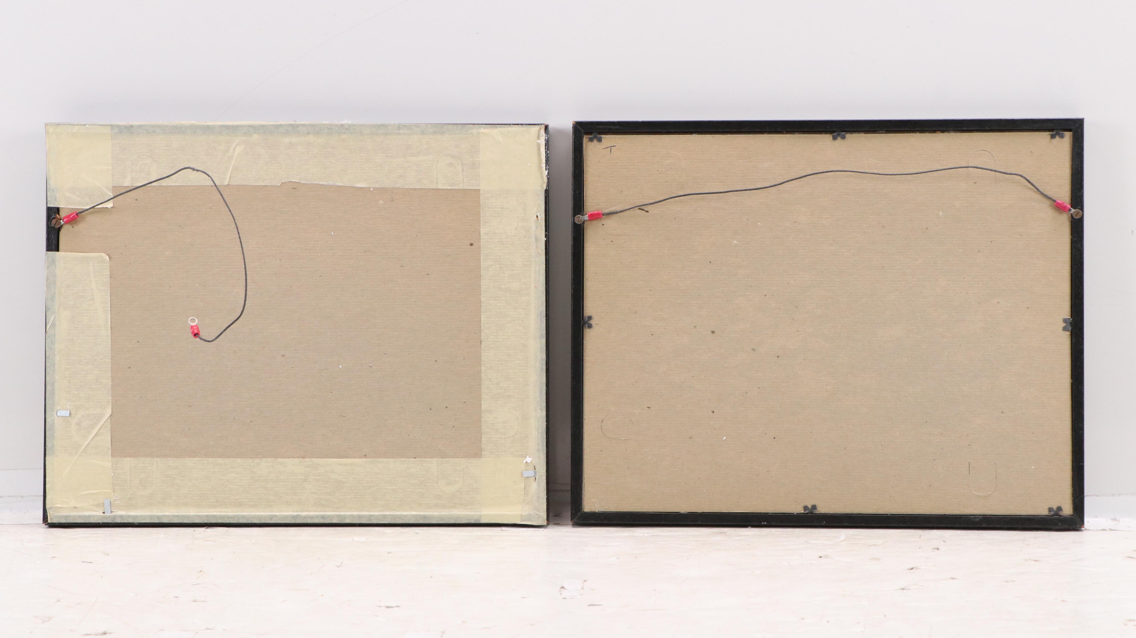 Chinese Gouache Paintings of Peonies, 20th Century