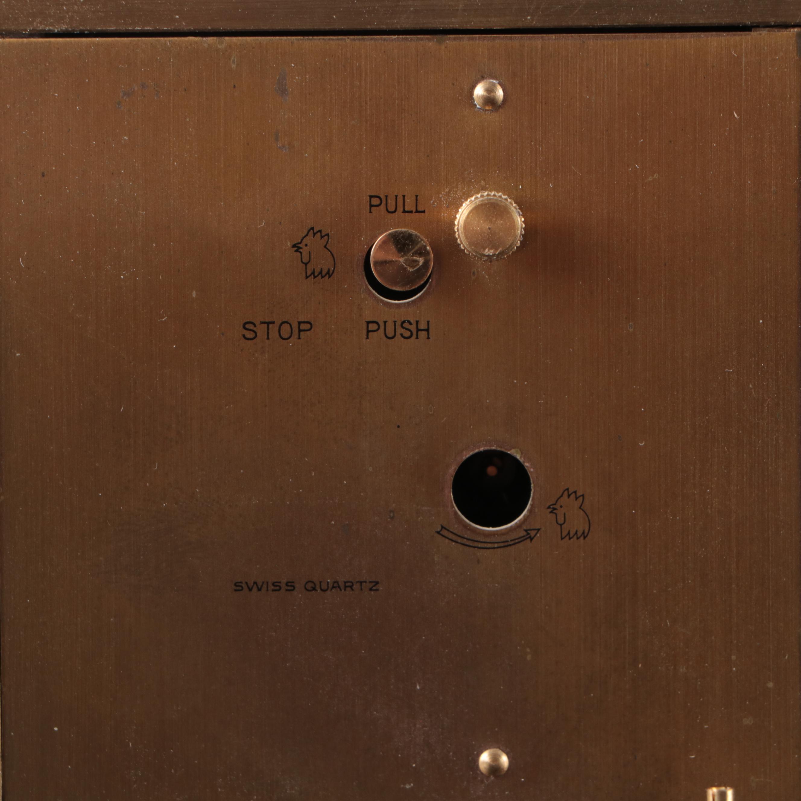 Tiffany & Co. Square Brass Alarm Clock