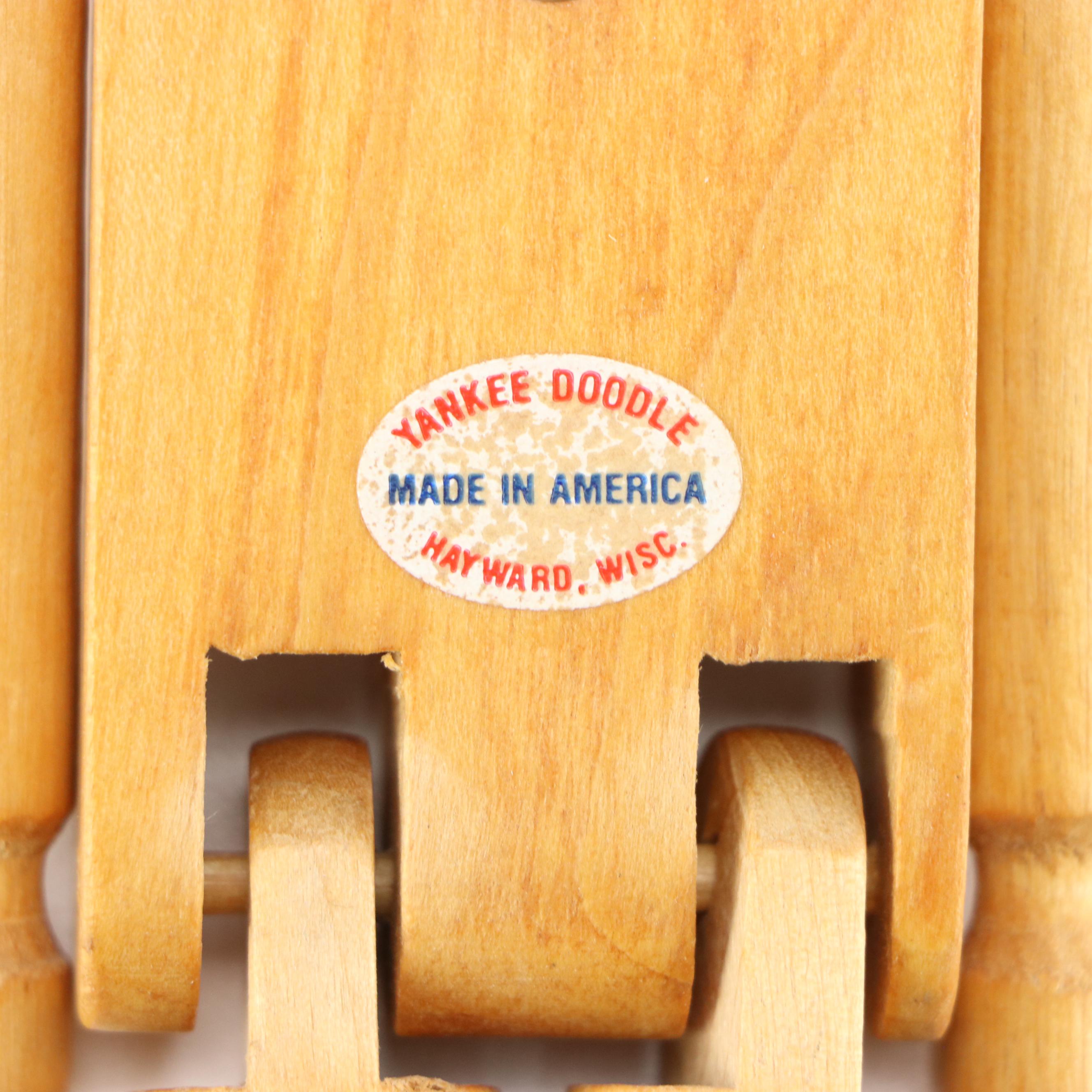 Polish Gnome Bowling Nesting Dolls with More Folk Art Wood Toys