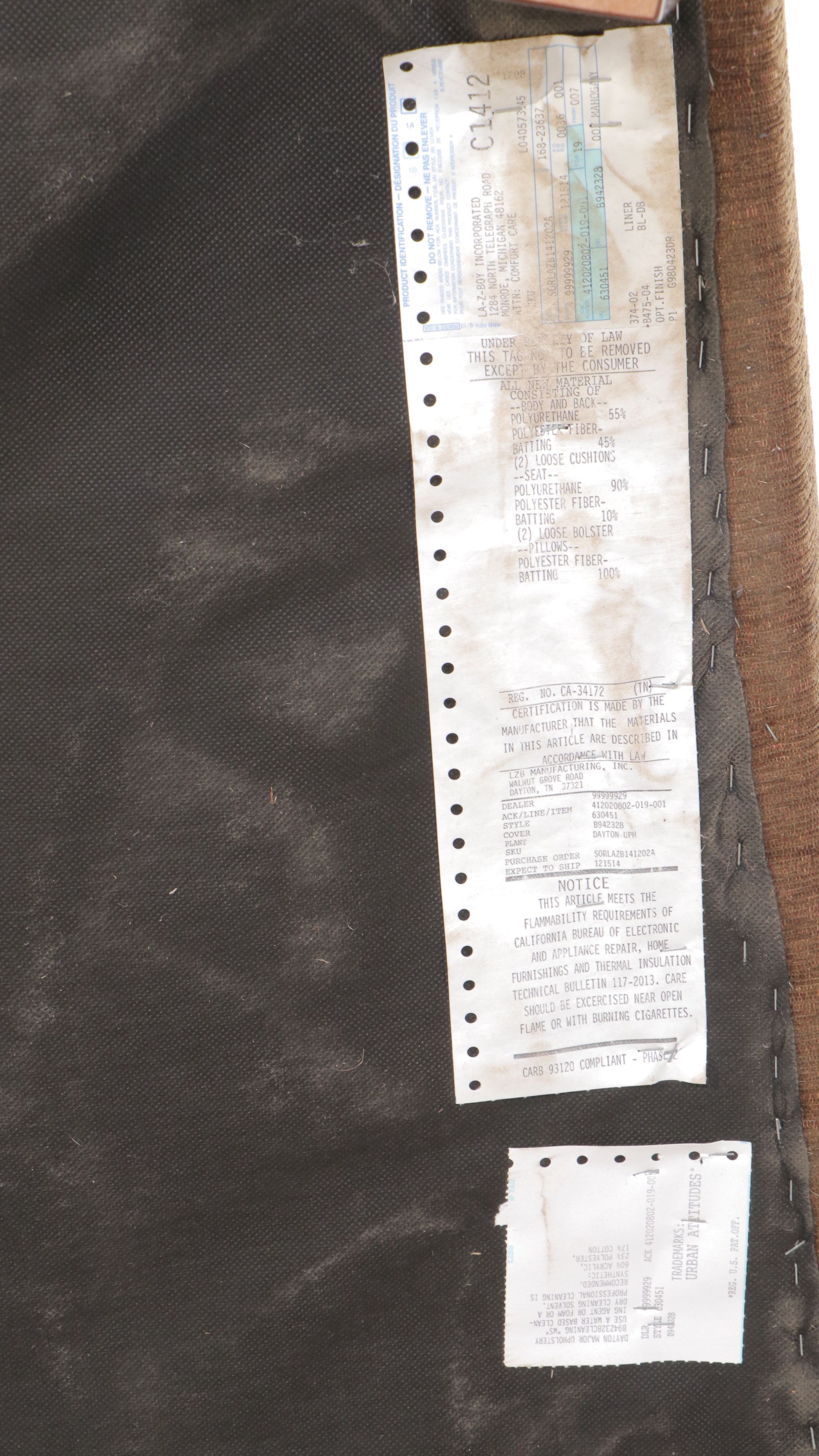 Urban Attitudes Upholstered Loveseat with Cushions