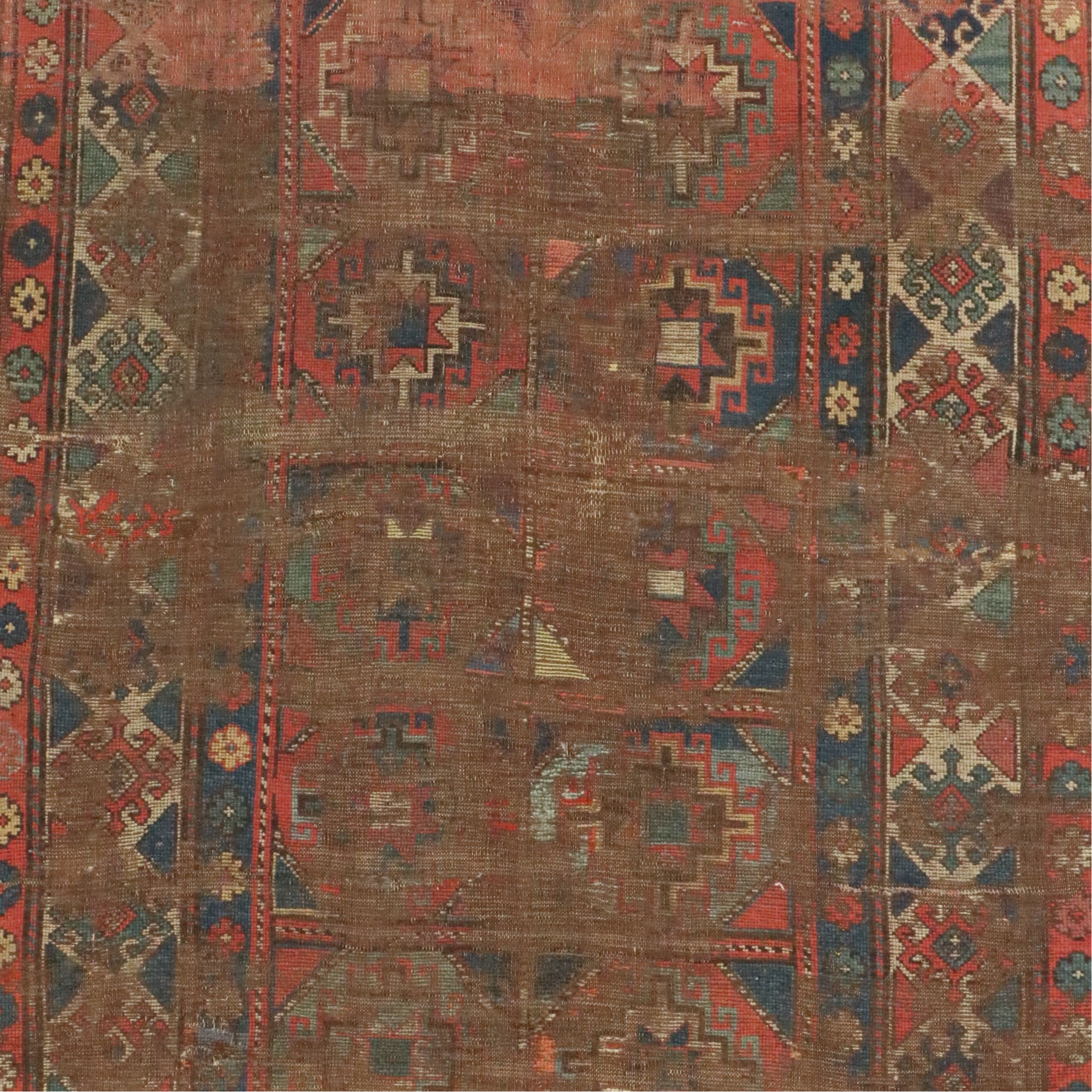 3'10 x 7'10 Hand-Knotted Caucasian Moghan Area Rug