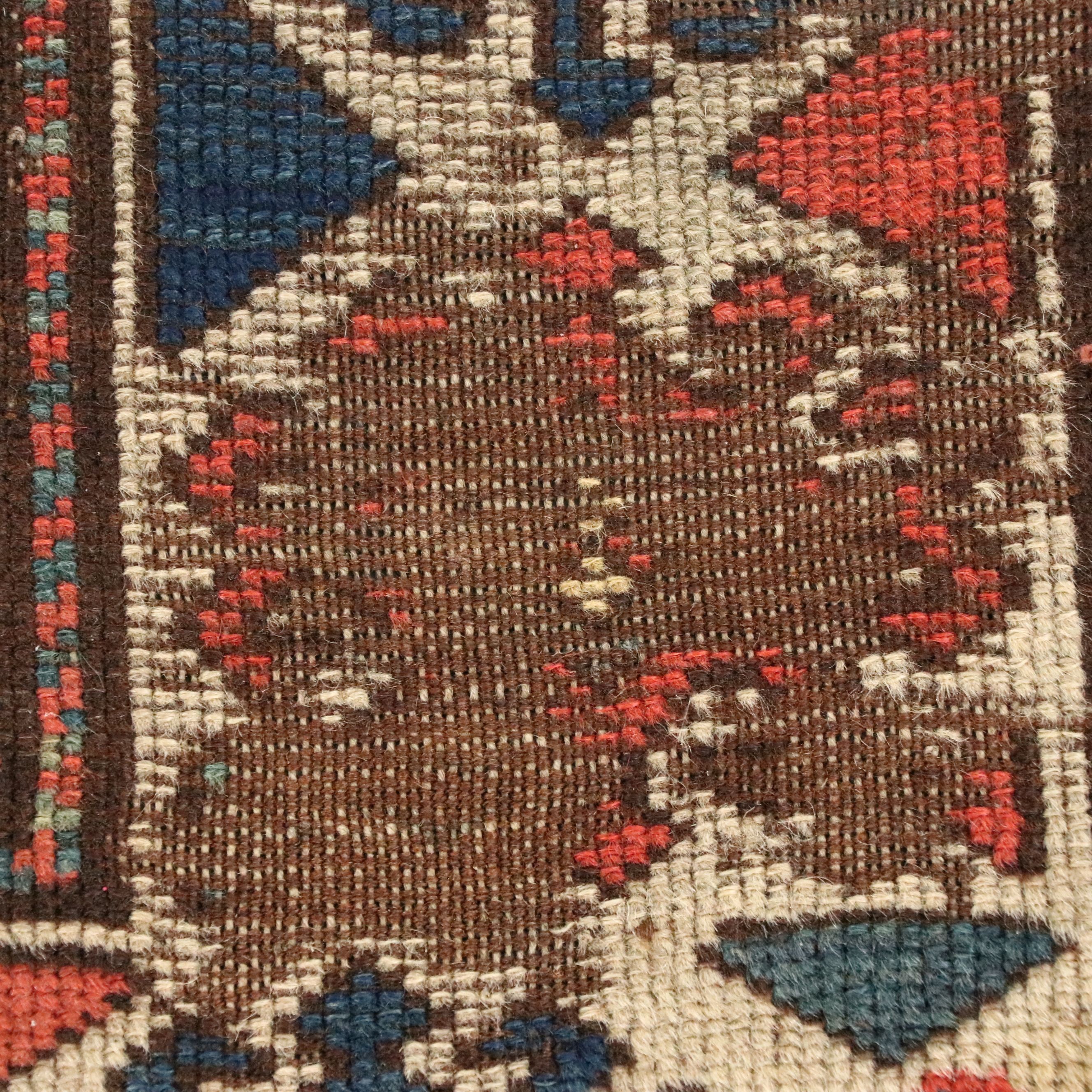 3'10 x 7'10 Hand-Knotted Caucasian Moghan Area Rug