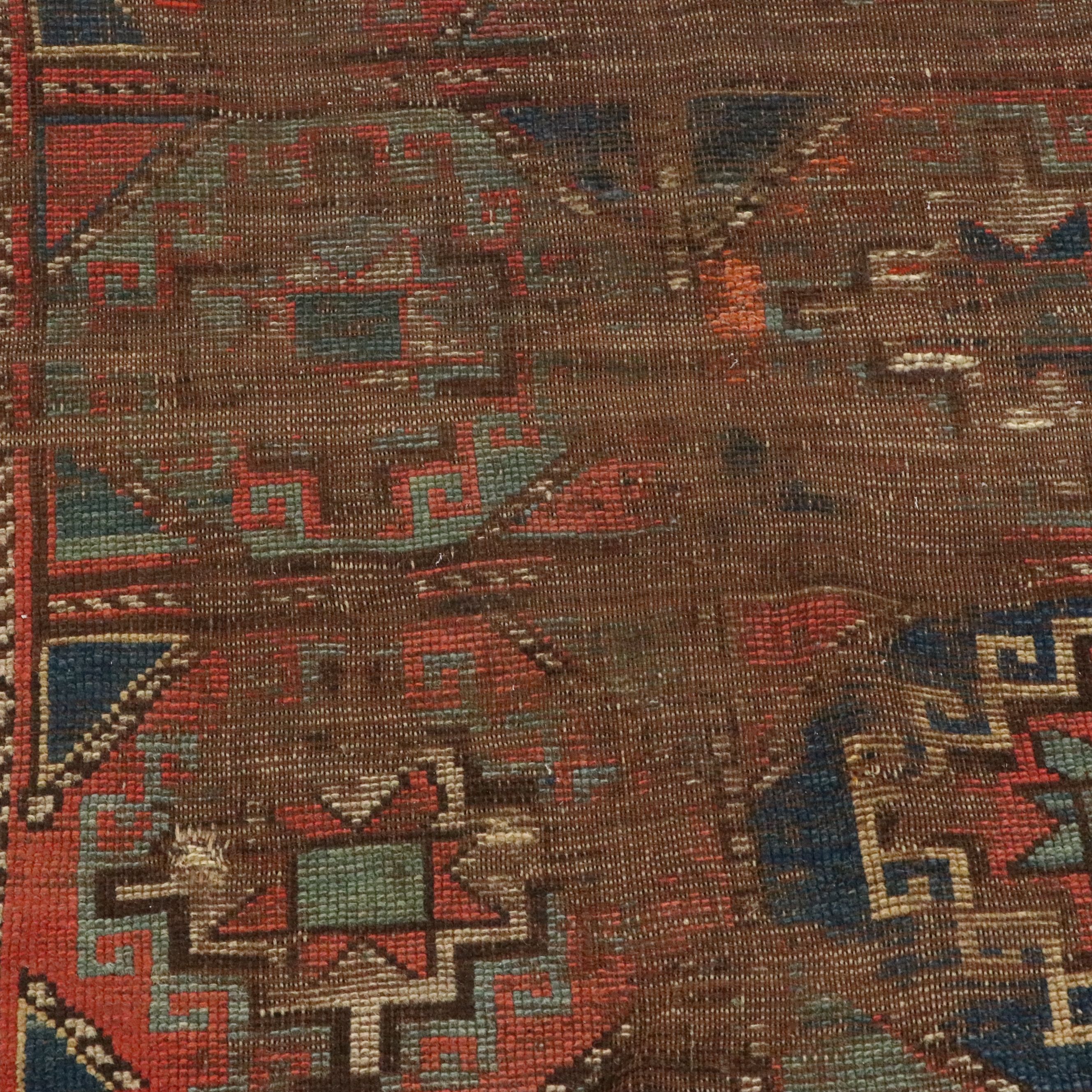 3'10 x 7'10 Hand-Knotted Caucasian Moghan Area Rug