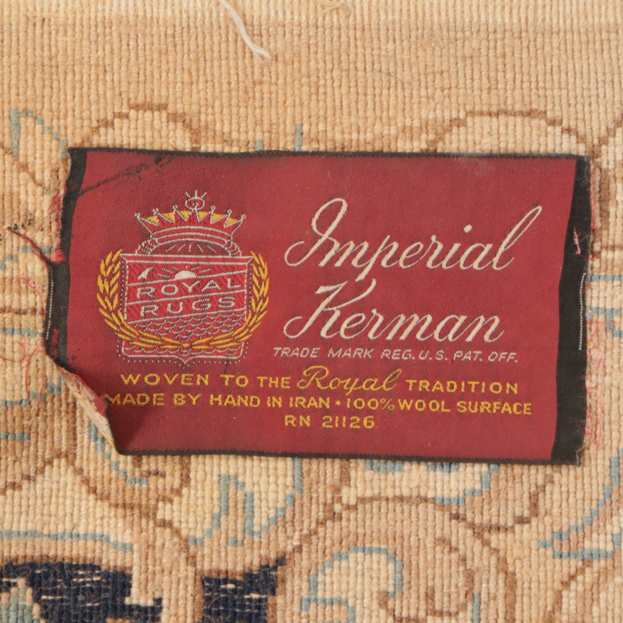 8' x 9'11 Hand-Knotted Royal Rugs "Imperial Kerman" Area Rug