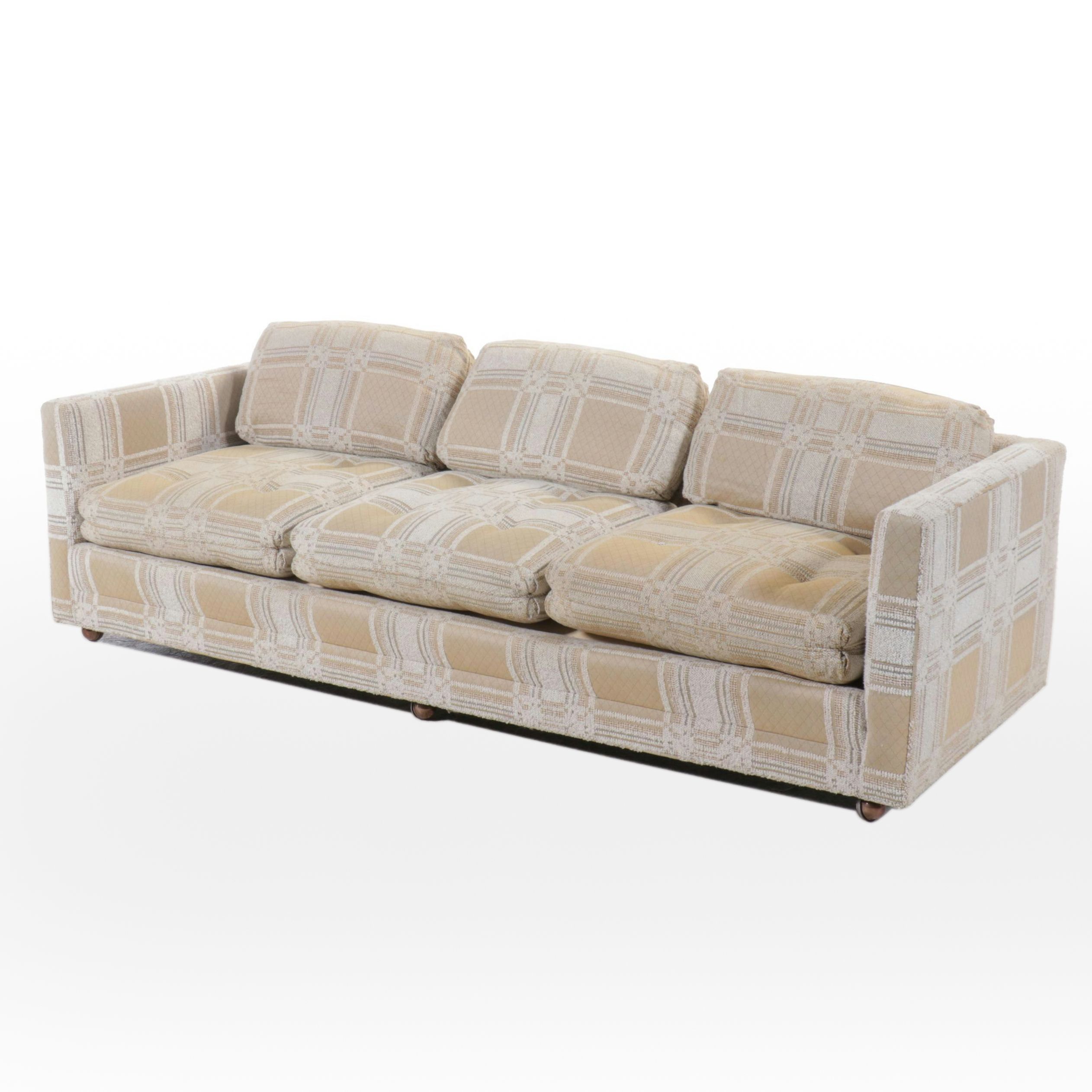 Henredon Mid Century Modern Sofa on Casters