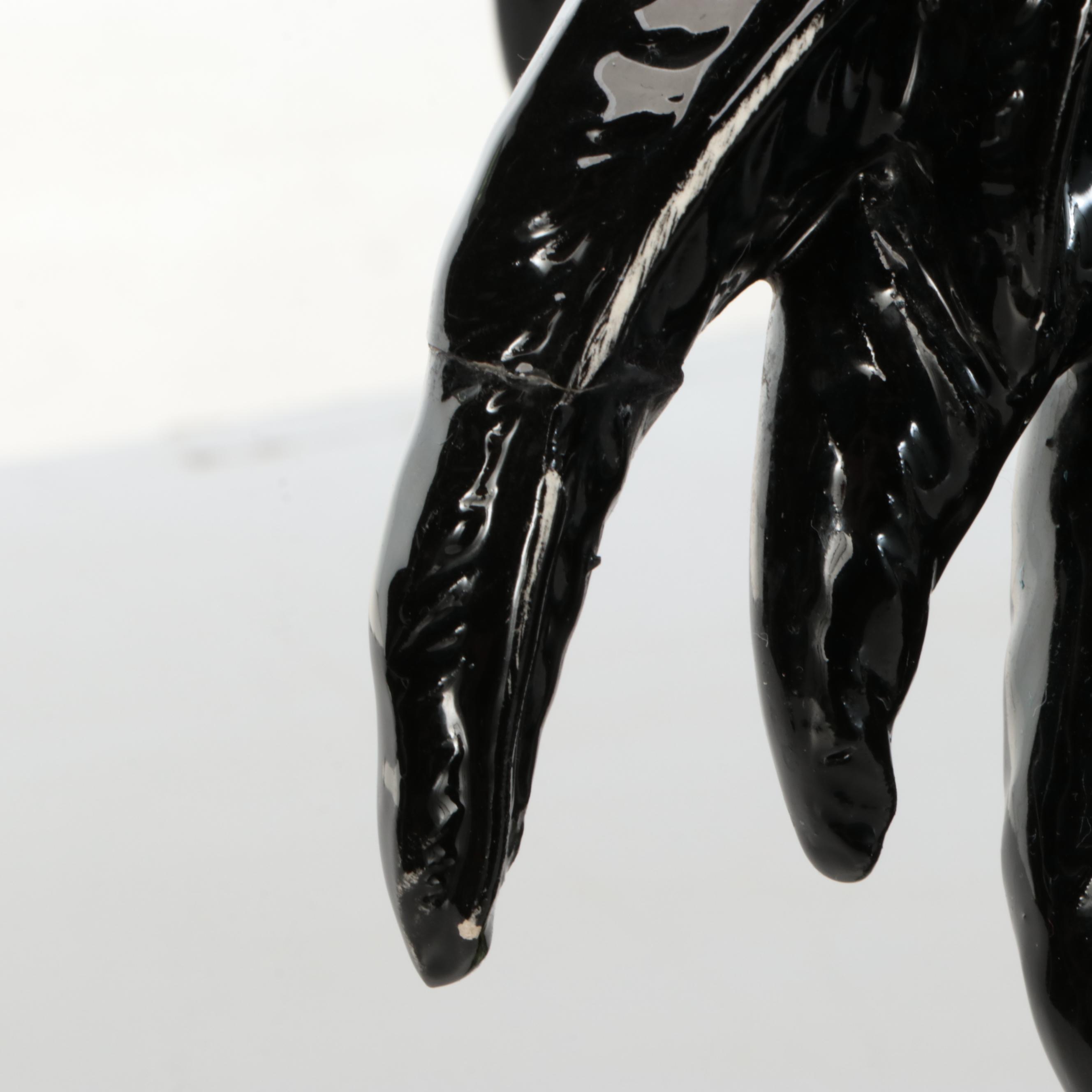 Hand-Painted Ceramic Rooster Figure by "Intrada Italy"