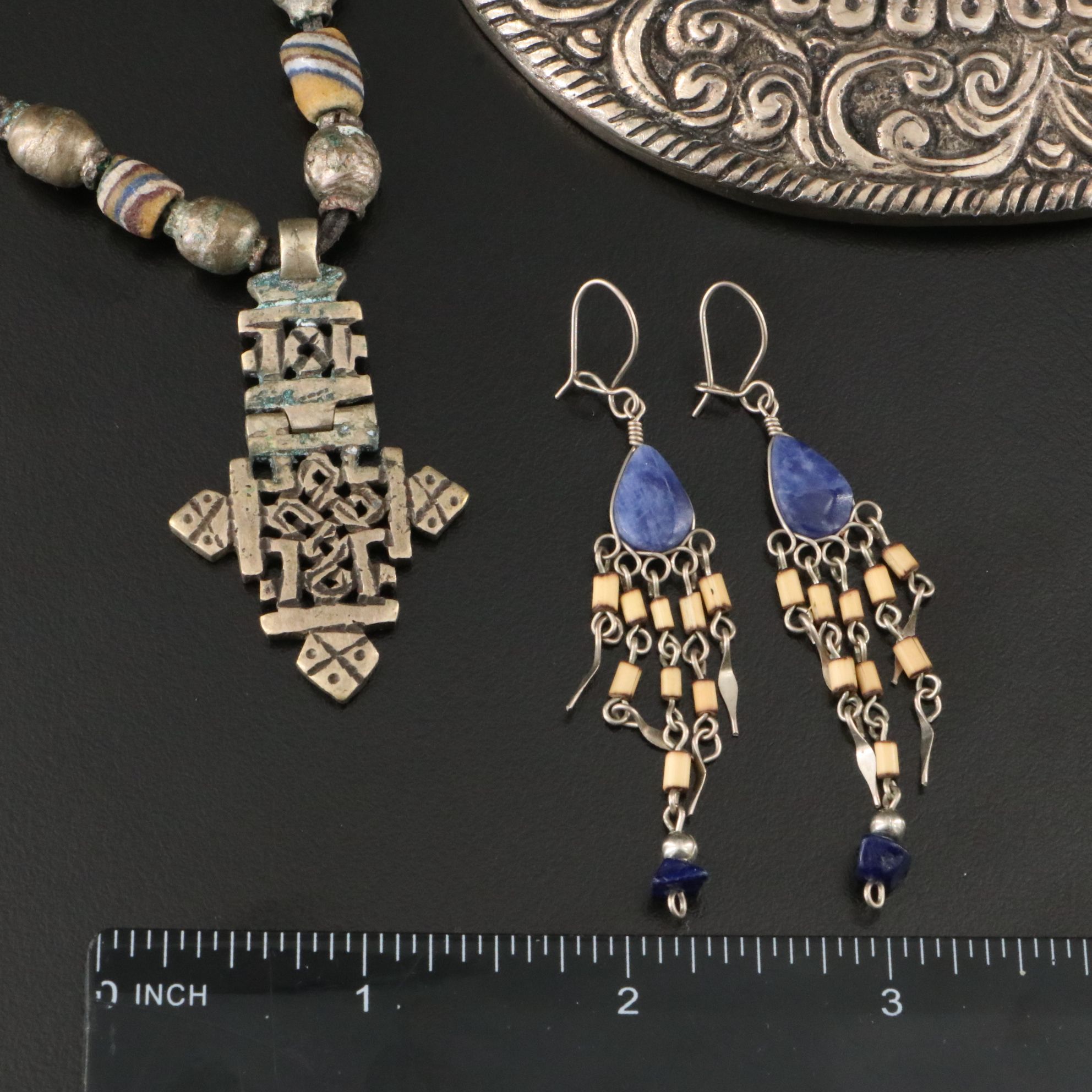 Bone, Lapis Lazuli and Eilat Stone Featured in Jewelry Collection
