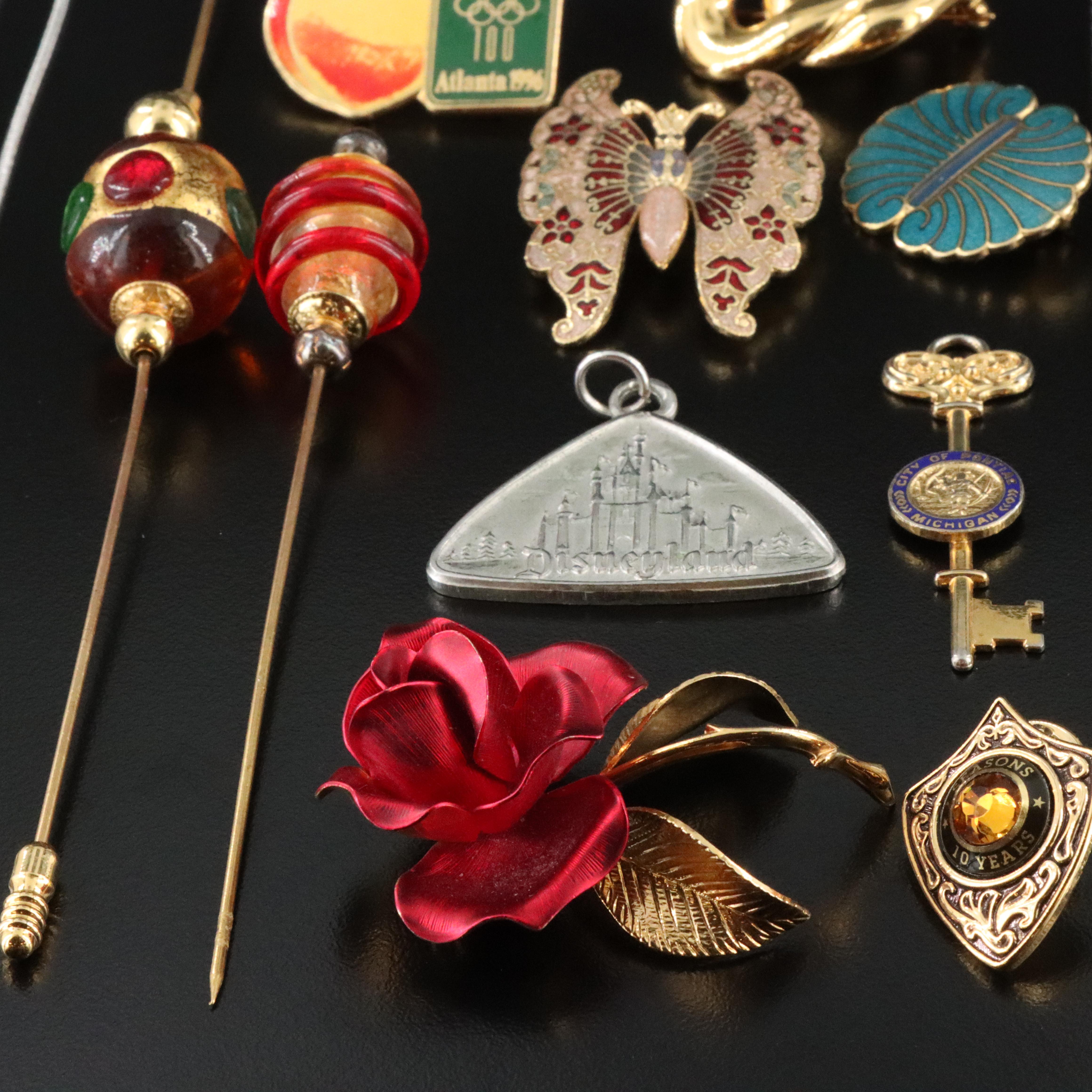 Disneyland Pendant, Sterling and Mother-of-Pearl Featured in Jewelry Collection