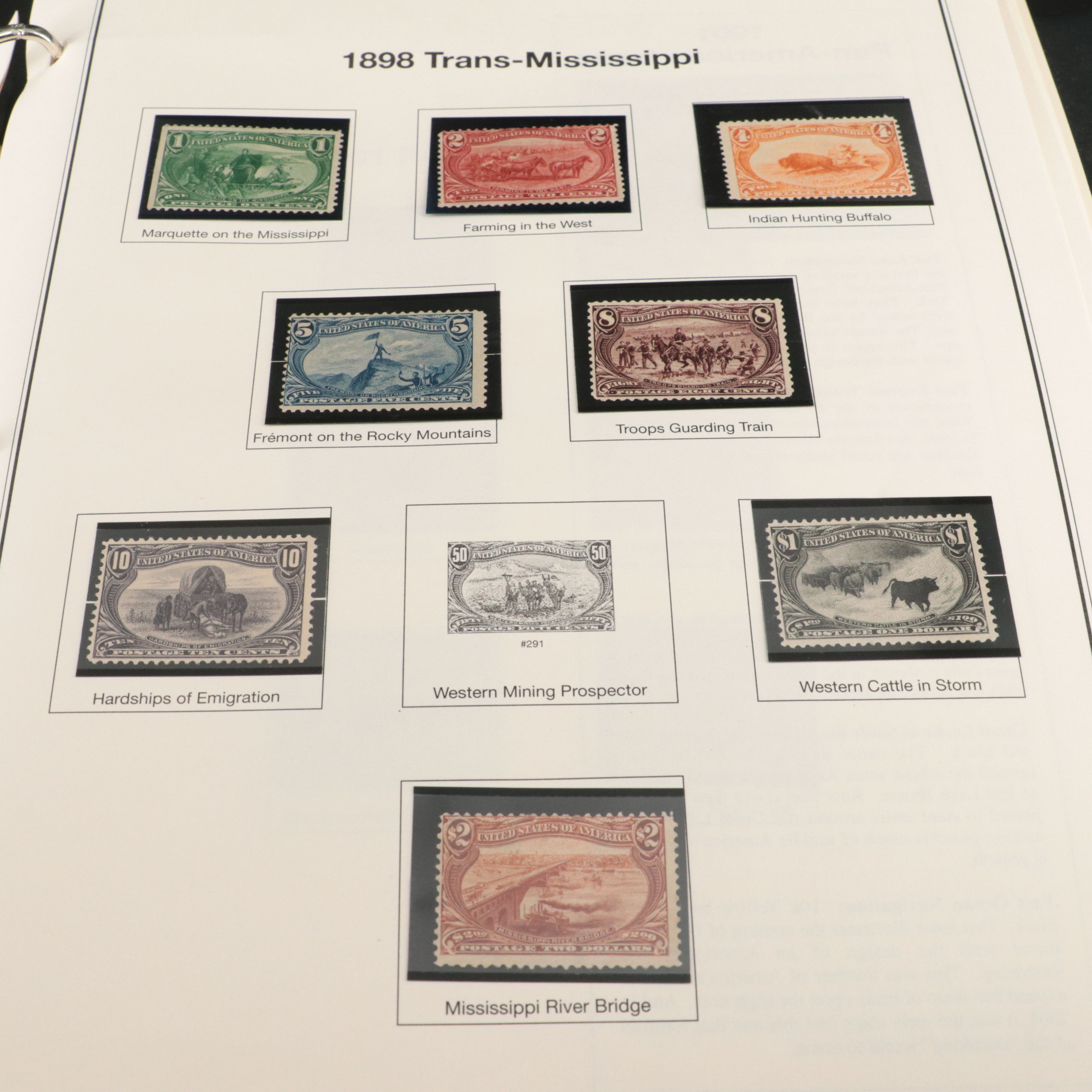 Album of Mint Condition U.S. Commemorative Postage Stamps, 1893 to 1979