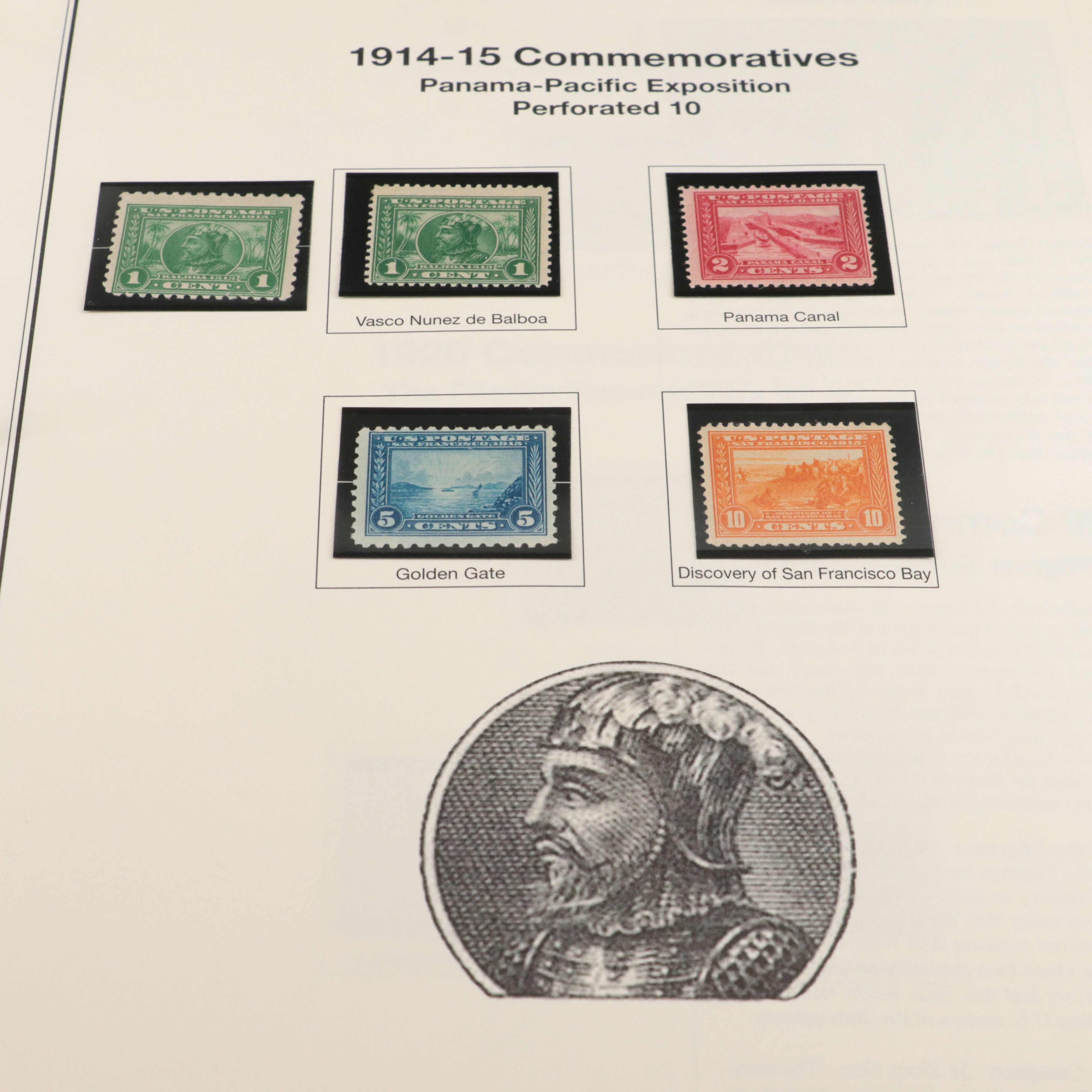 Album of Mint Condition U.S. Commemorative Postage Stamps, 1893 to 1979