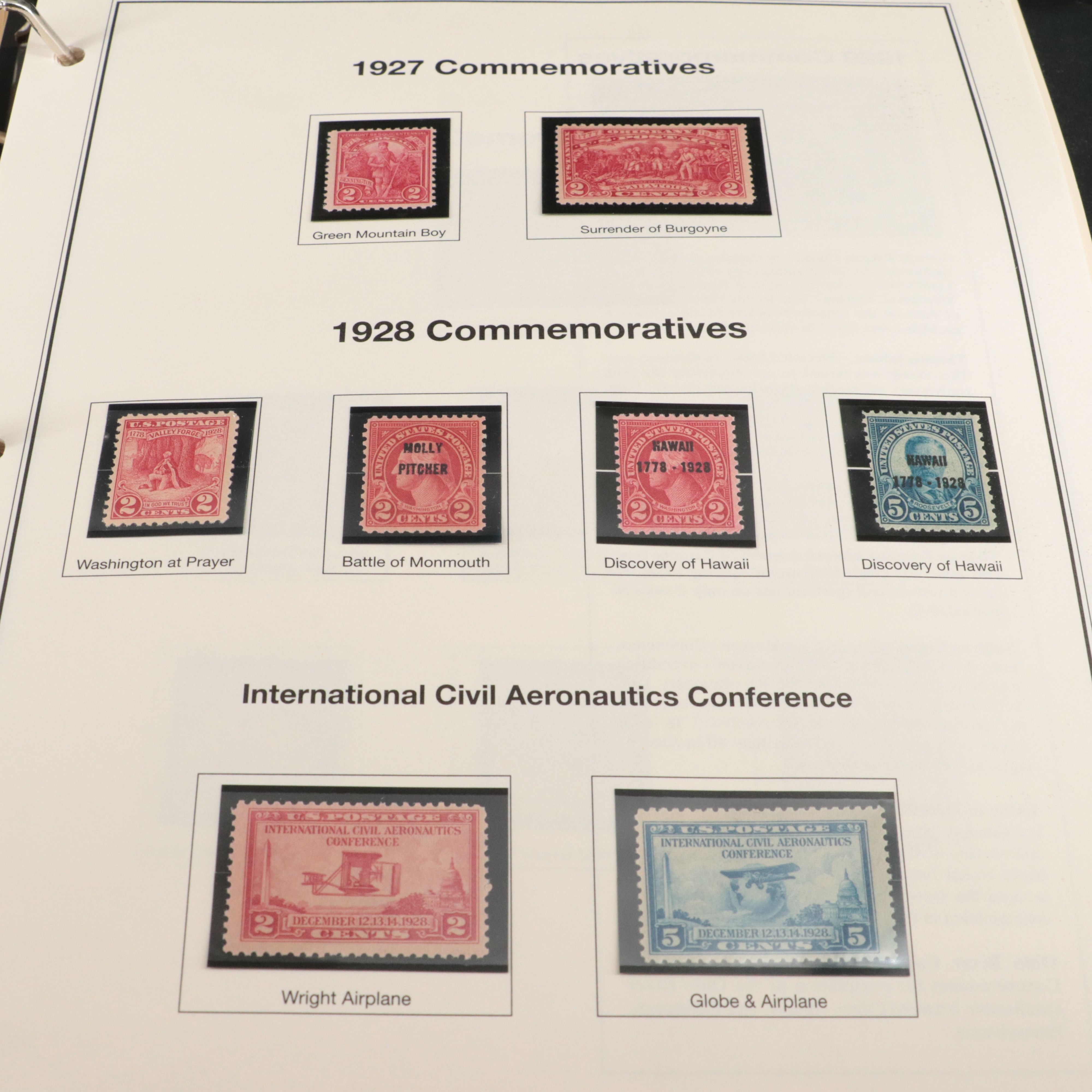 Album of Mint Condition U.S. Commemorative Postage Stamps, 1893 to 1979
