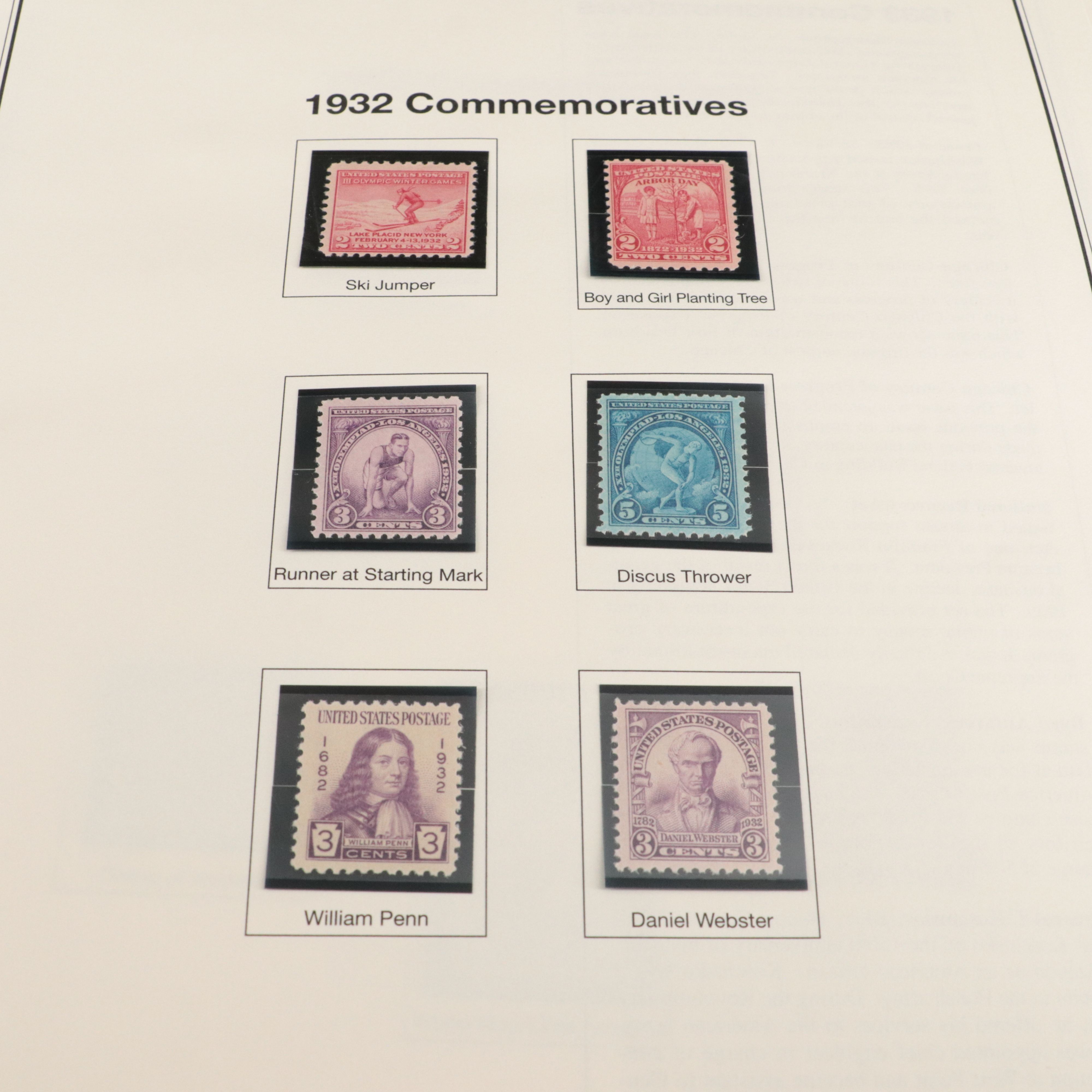 Album of Mint Condition U.S. Commemorative Postage Stamps, 1893 to 1979