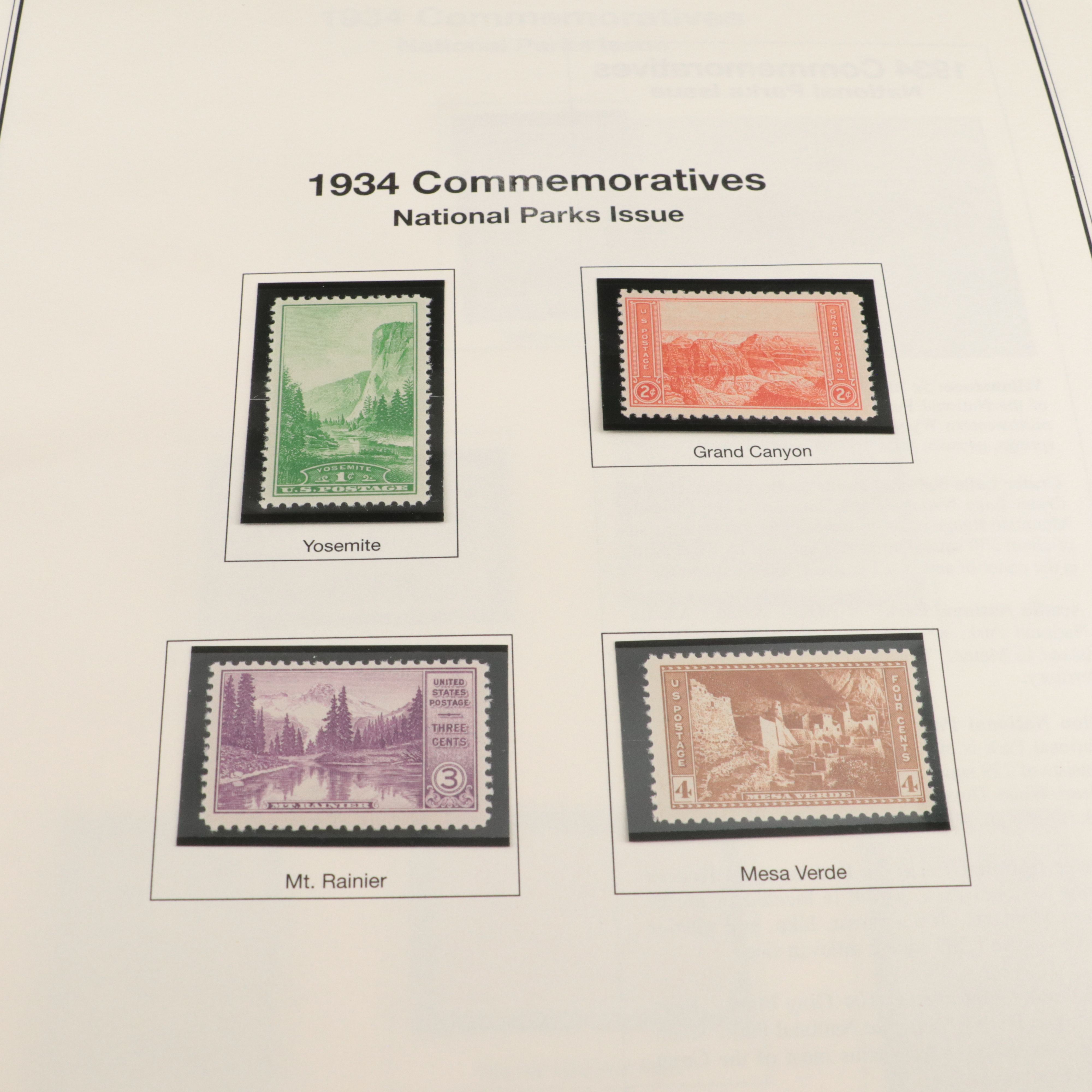 Album of Mint Condition U.S. Commemorative Postage Stamps, 1893 to 1979