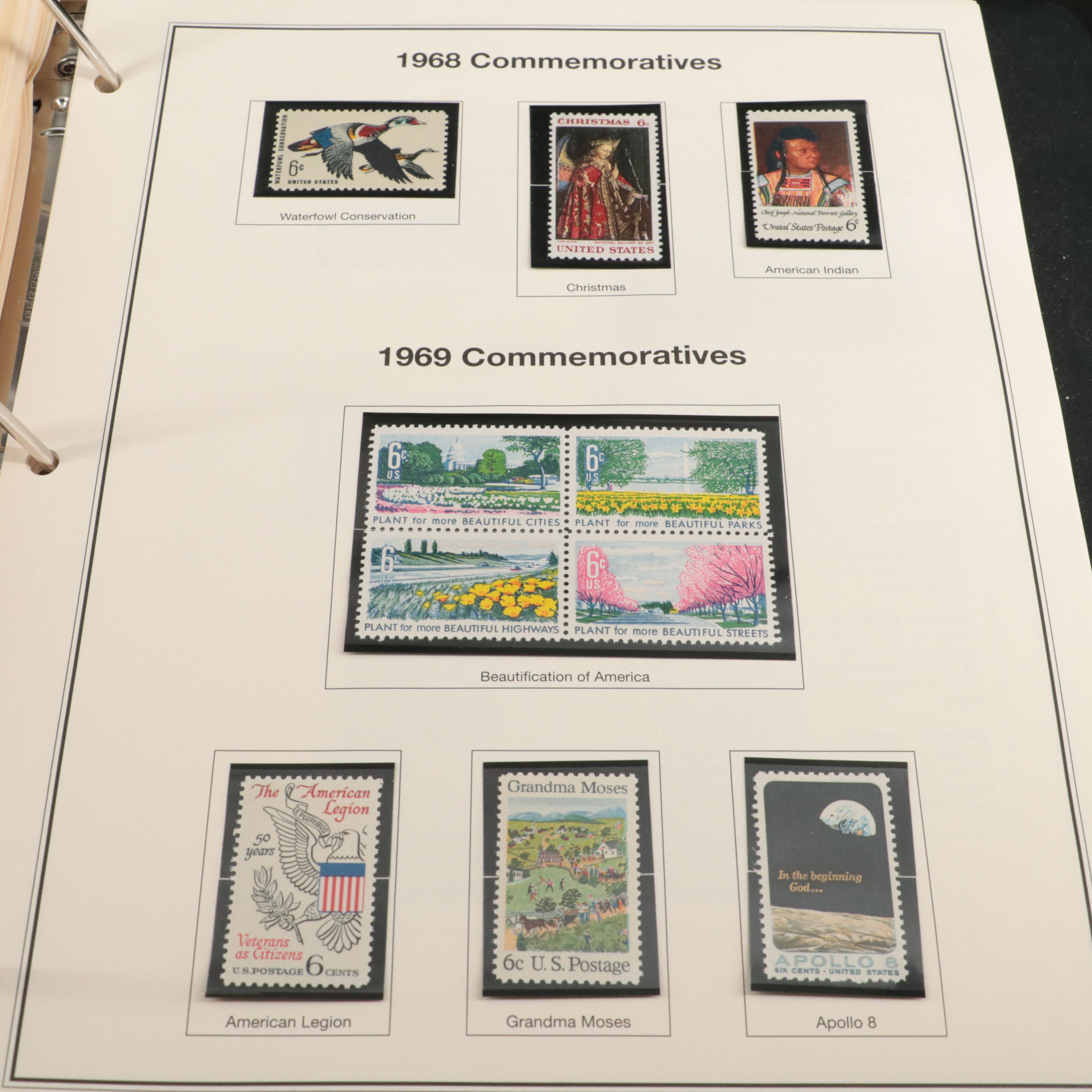 Album of Mint Condition U.S. Commemorative Postage Stamps, 1893 to 1979