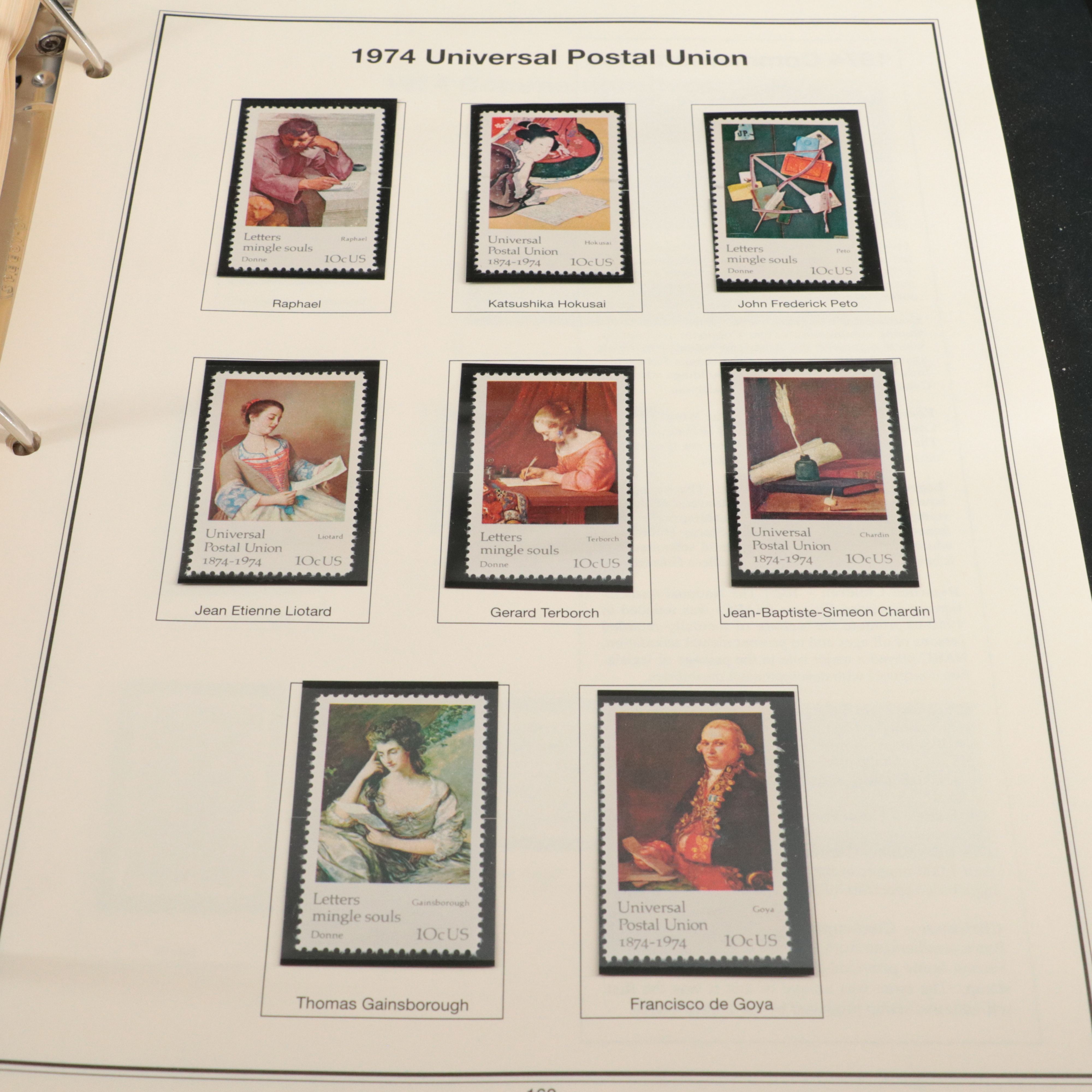 Album of Mint Condition U.S. Commemorative Postage Stamps, 1893 to 1979