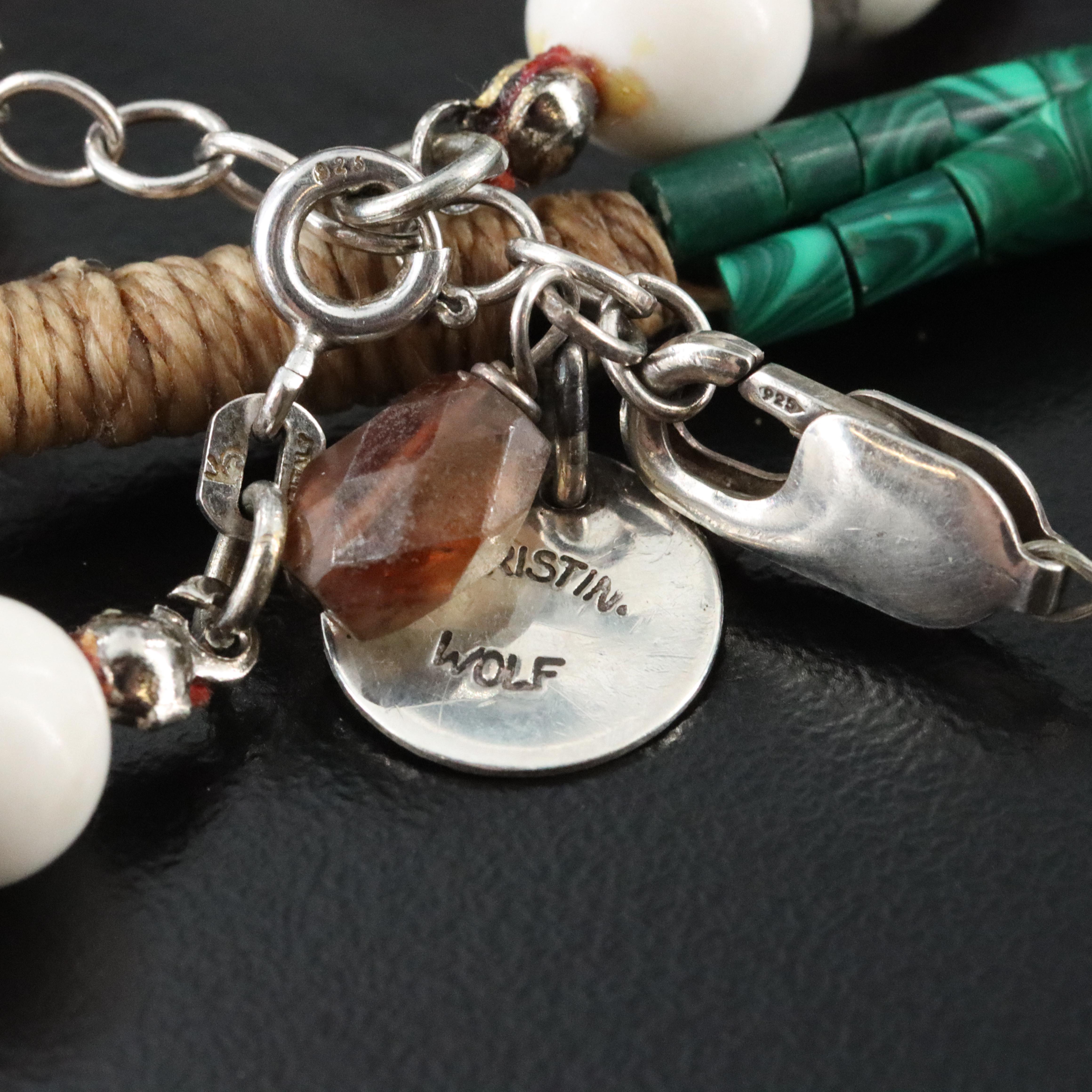 Coral, Malachite and Christin Wolf Featured in Jewelry Collection