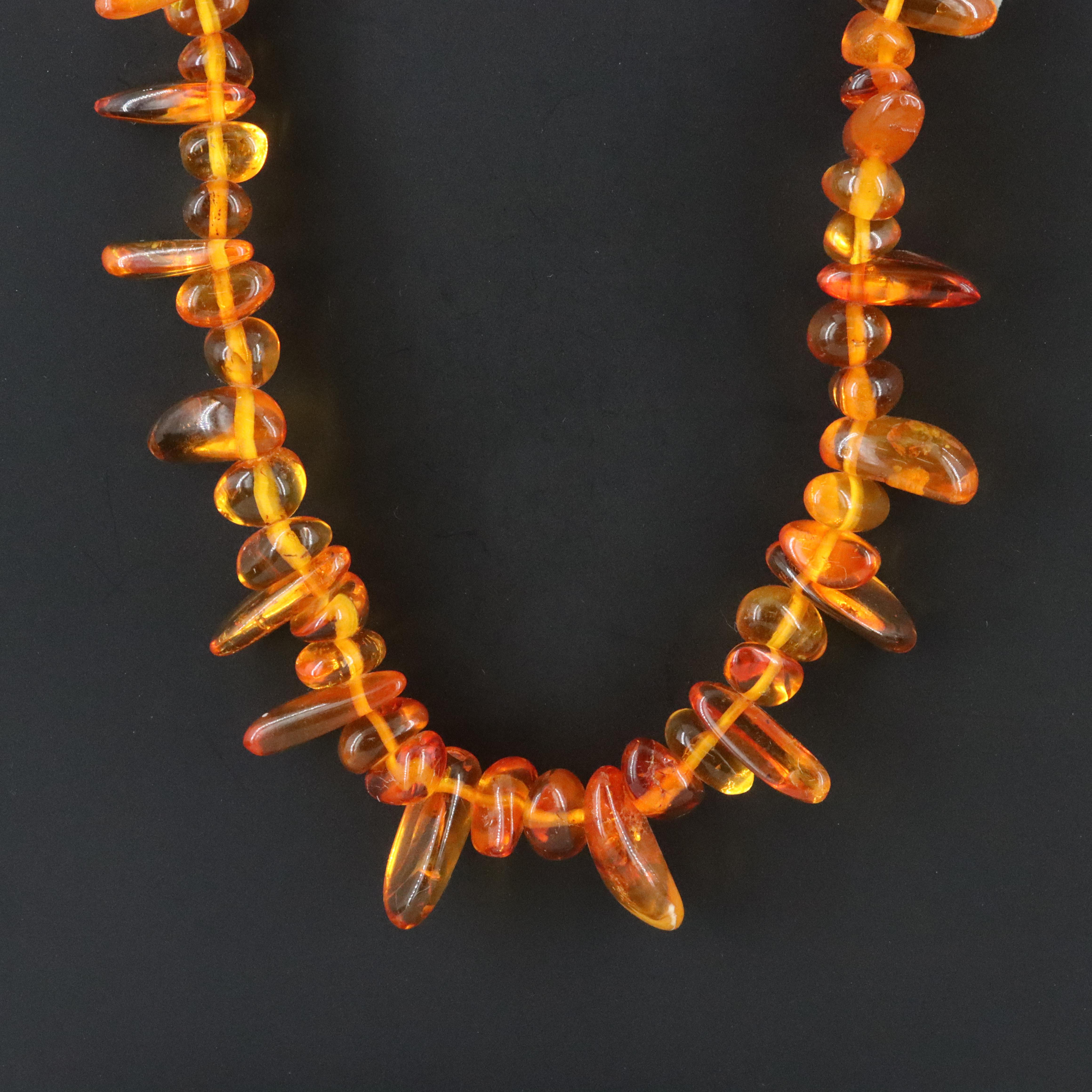 Graduated Amber Necklace