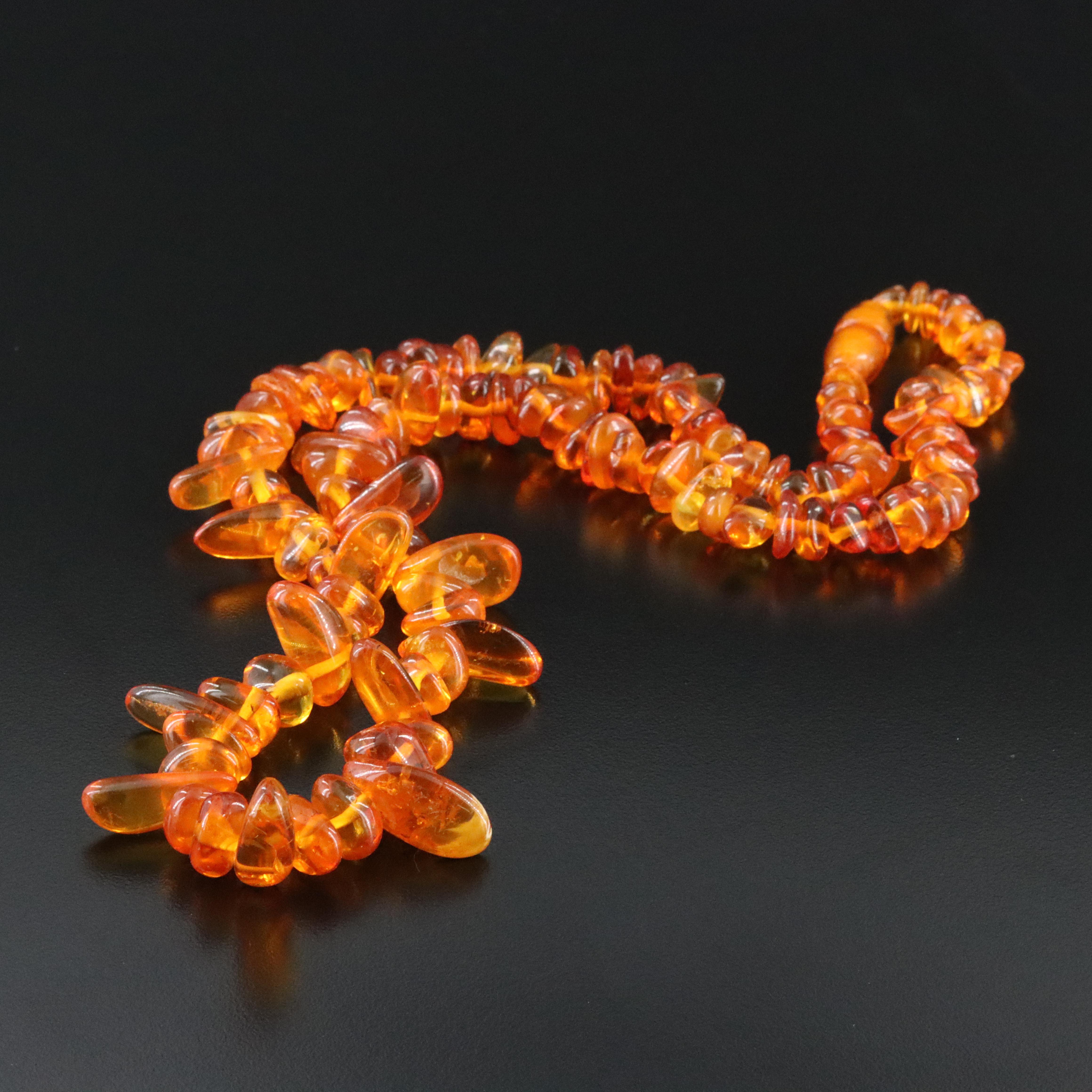 Graduated Amber Necklace