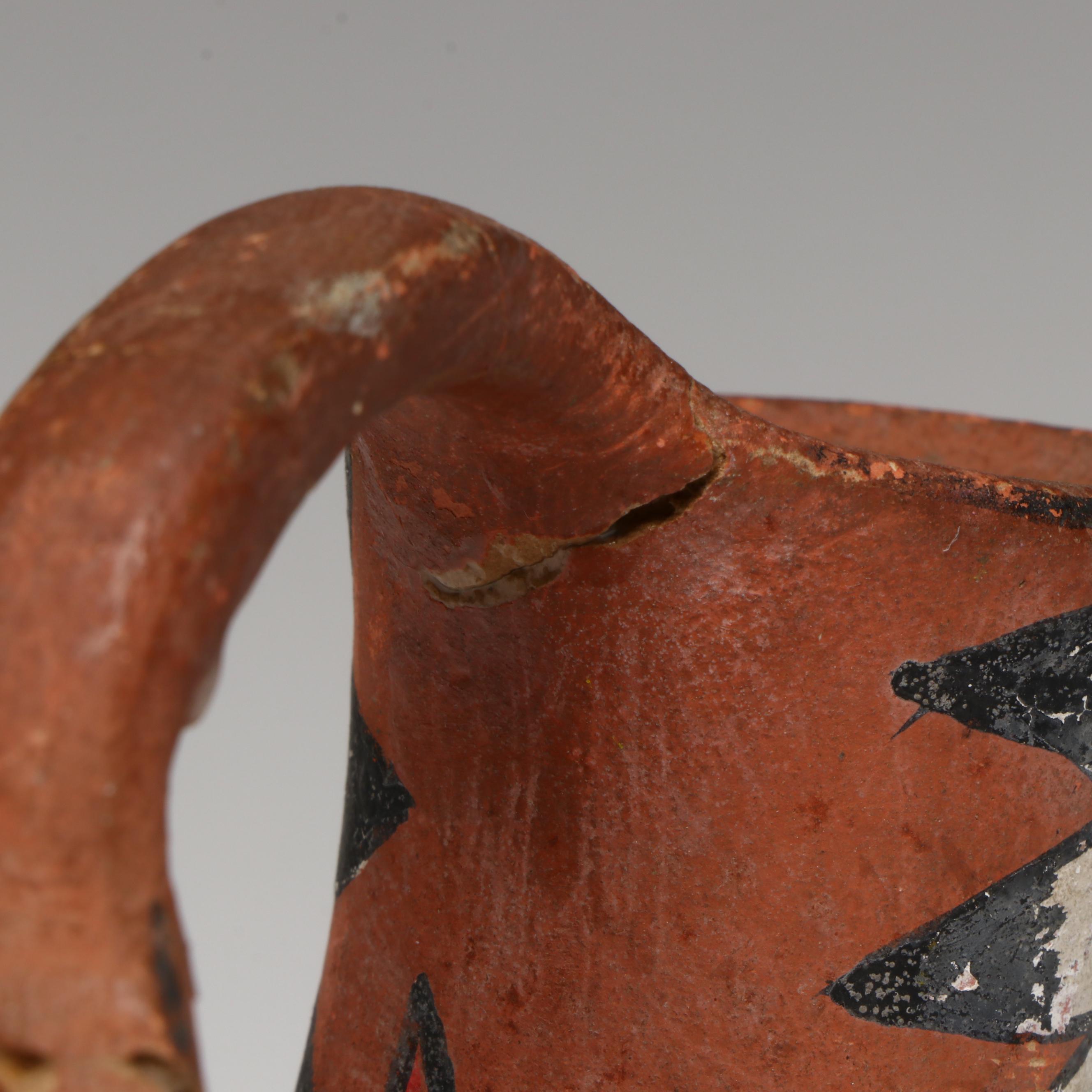 Indigenous Southwestern Pueblo Pottery, Includes a San Juan Pueblo Wedding Vase