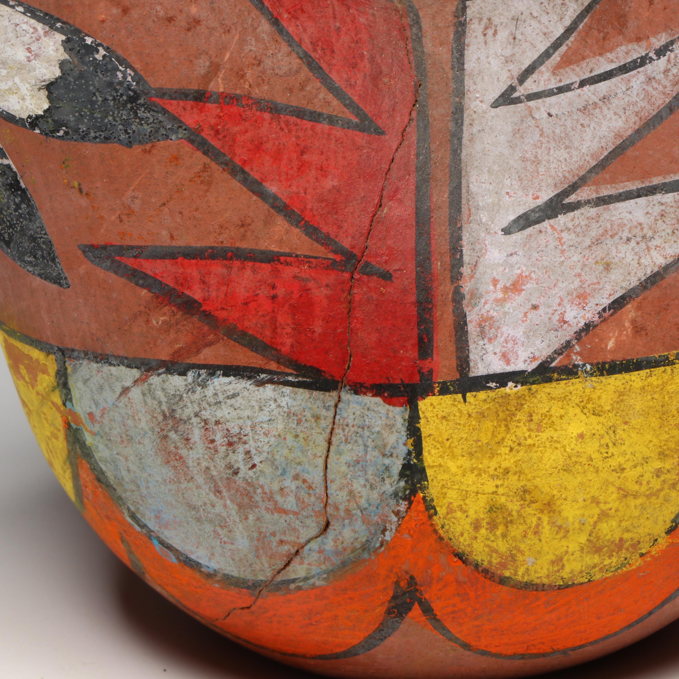 Indigenous Southwestern Pueblo Pottery, Includes a San Juan Pueblo Wedding Vase