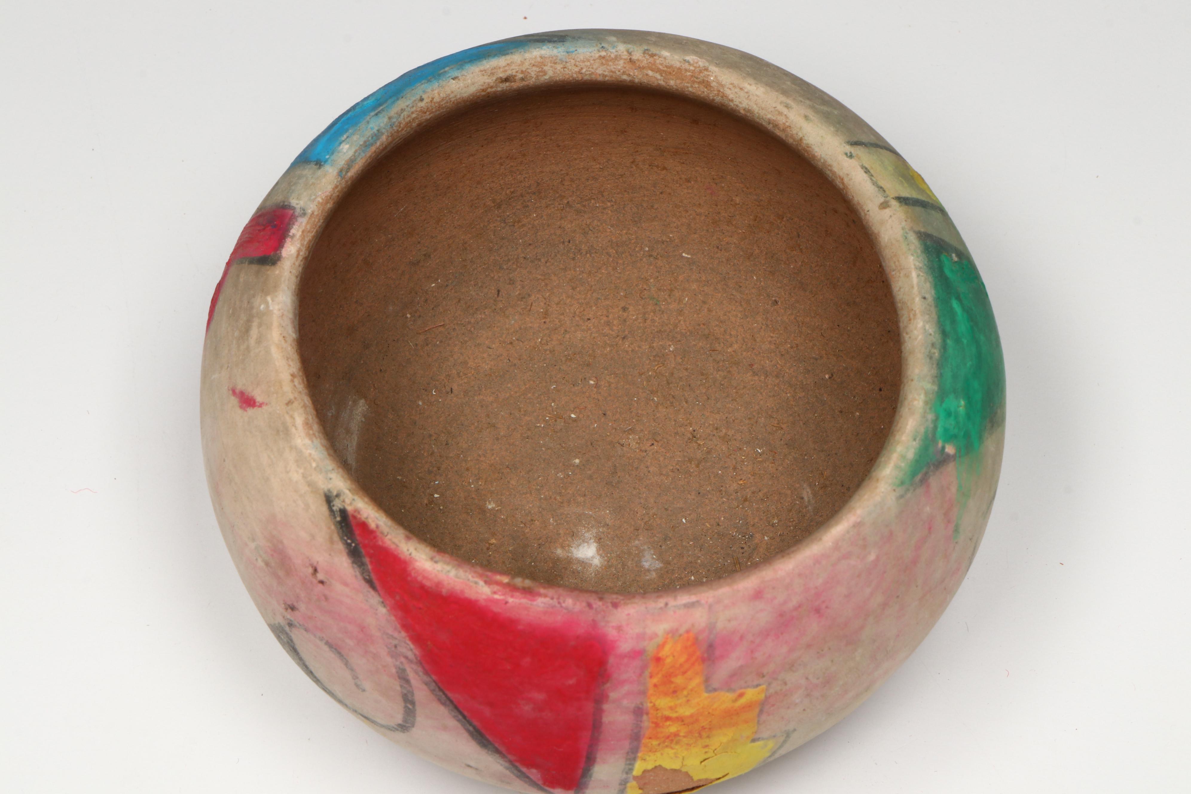 Indigenous Southwestern Pueblo Pottery, Includes a San Juan Pueblo Wedding Vase