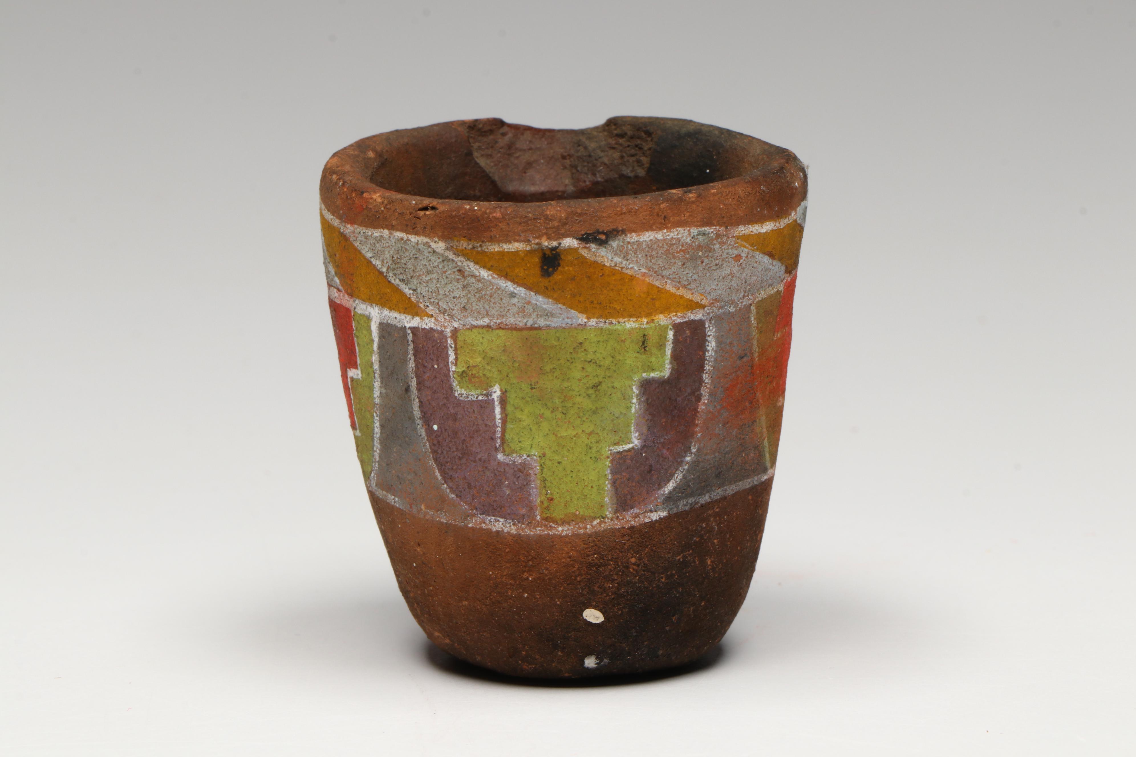Indigenous Southwestern Pueblo Pottery, Includes a San Juan Pueblo Wedding Vase