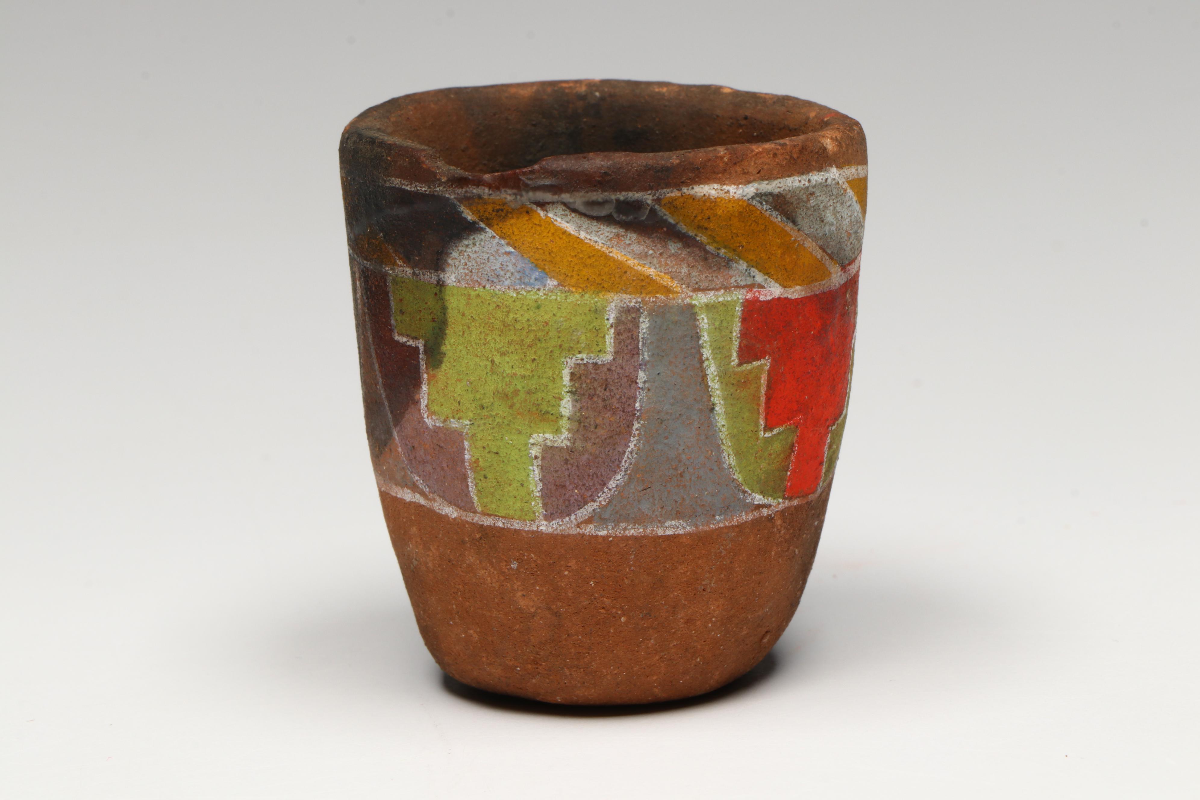 Indigenous Southwestern Pueblo Pottery, Includes a San Juan Pueblo Wedding Vase