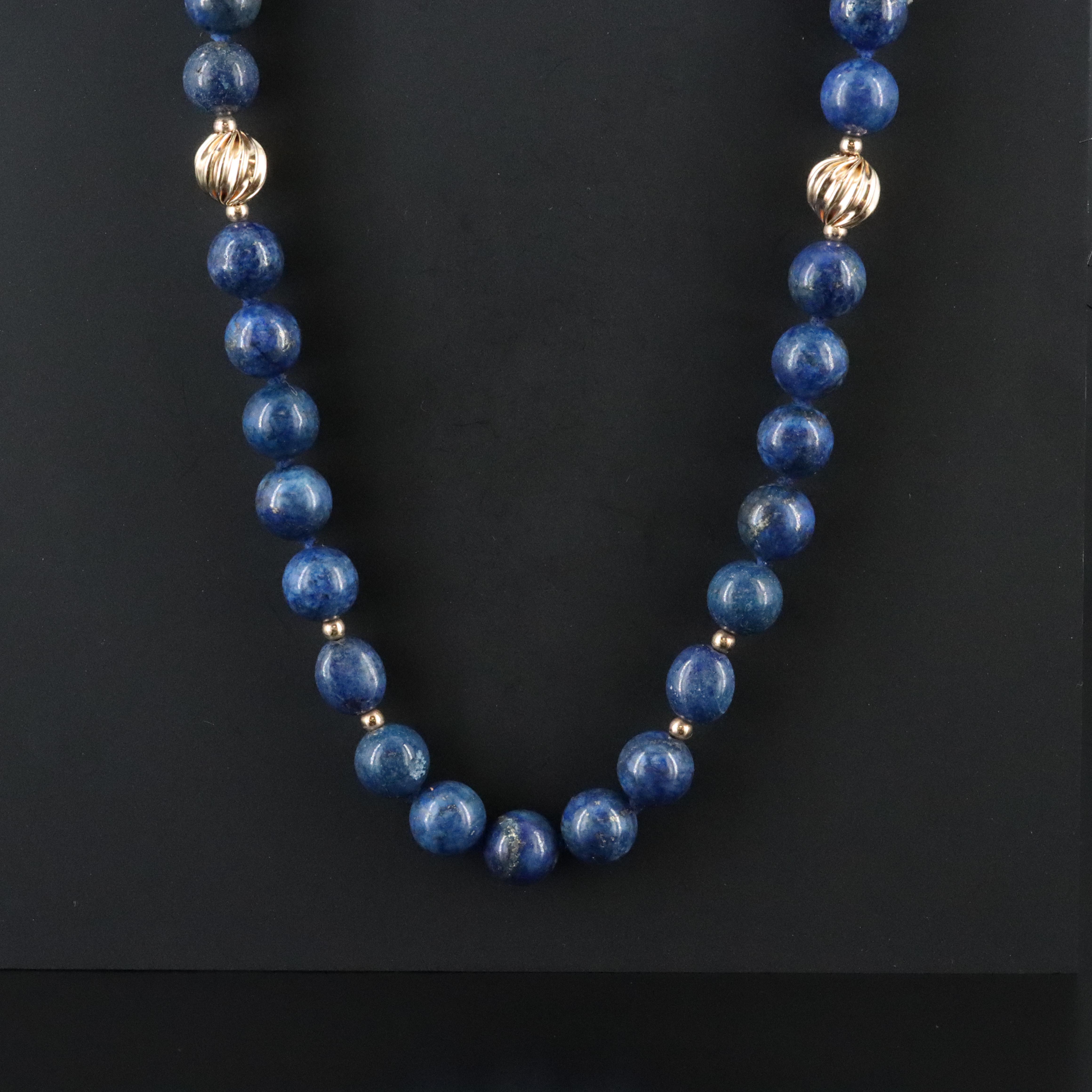 Gold-Filled Lapis Lazuli Necklace