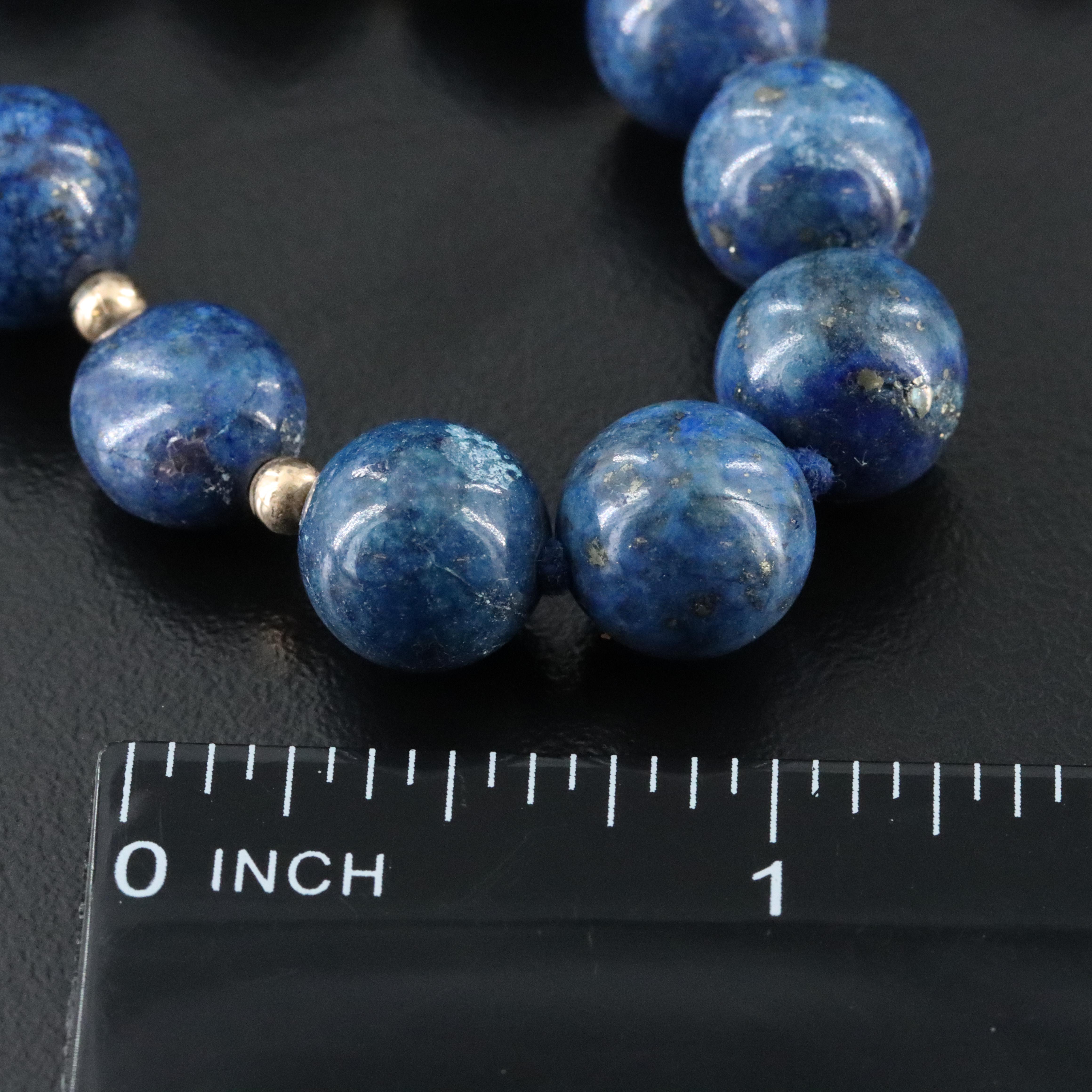 Gold-Filled Lapis Lazuli Necklace