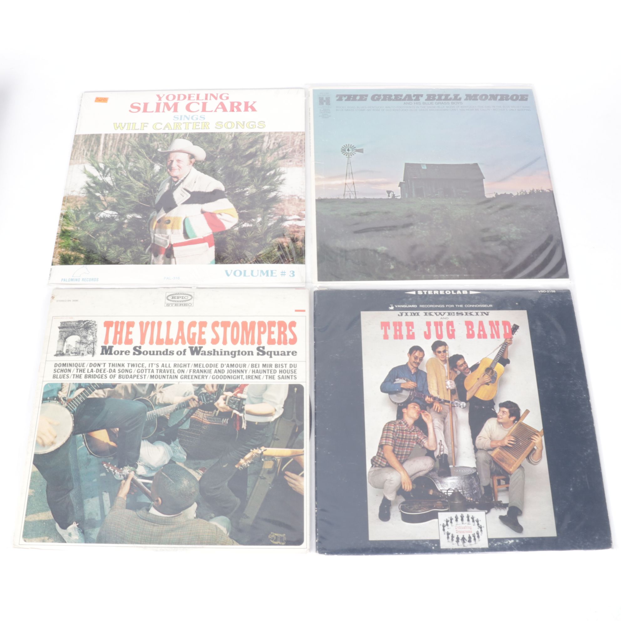 Bill Monroe & The Bluegrass Boys, The Village Stompers and More Vinyl Records