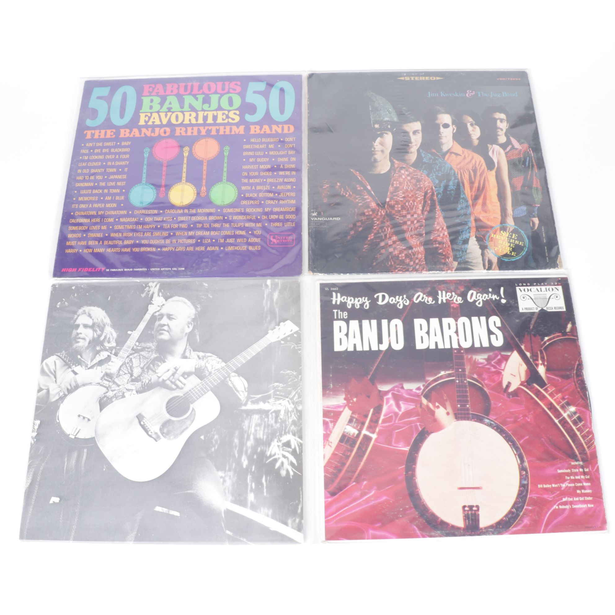 Bill Monroe & The Bluegrass Boys, The Village Stompers and More Vinyl Records