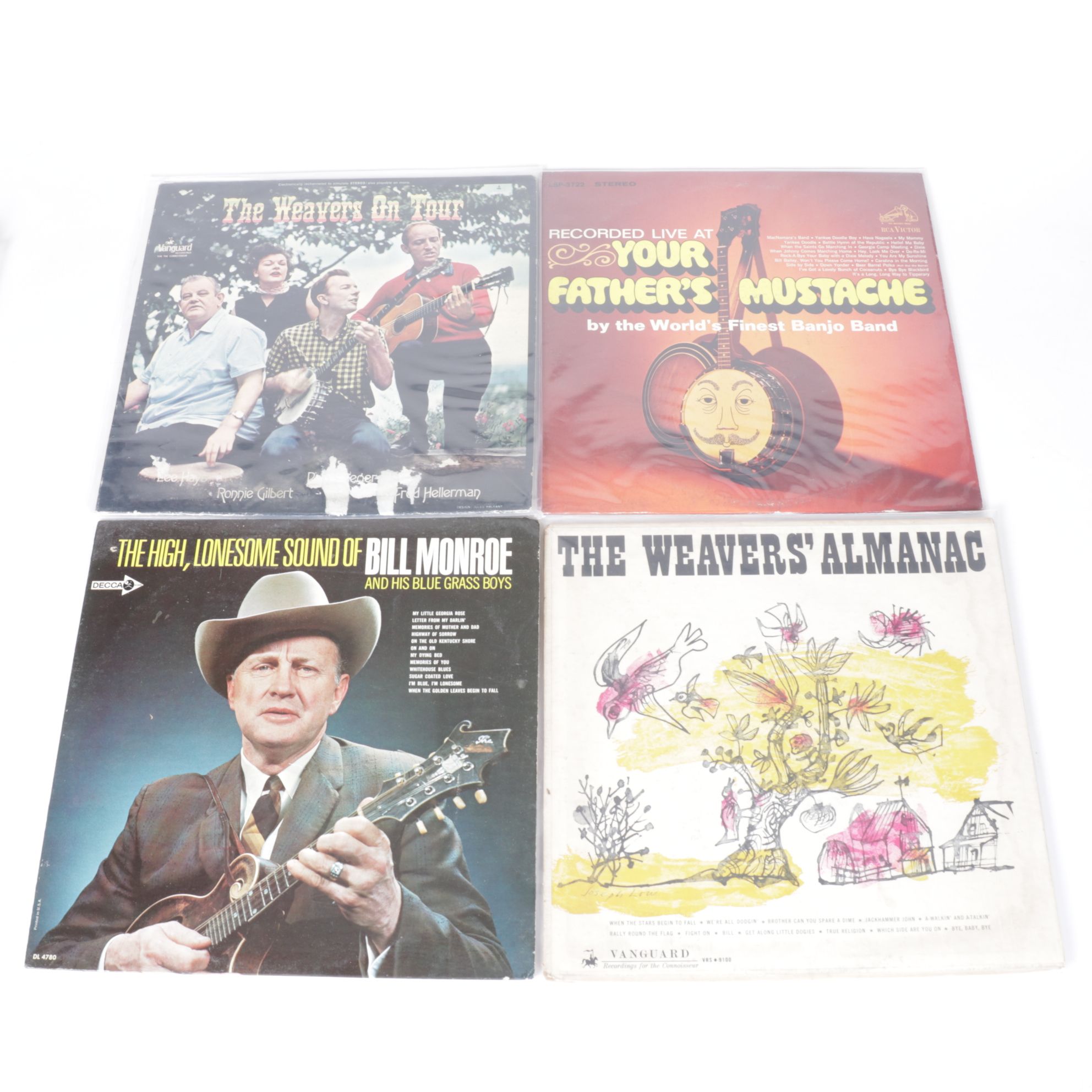 Bill Monroe & The Bluegrass Boys, The Village Stompers and More Vinyl Records