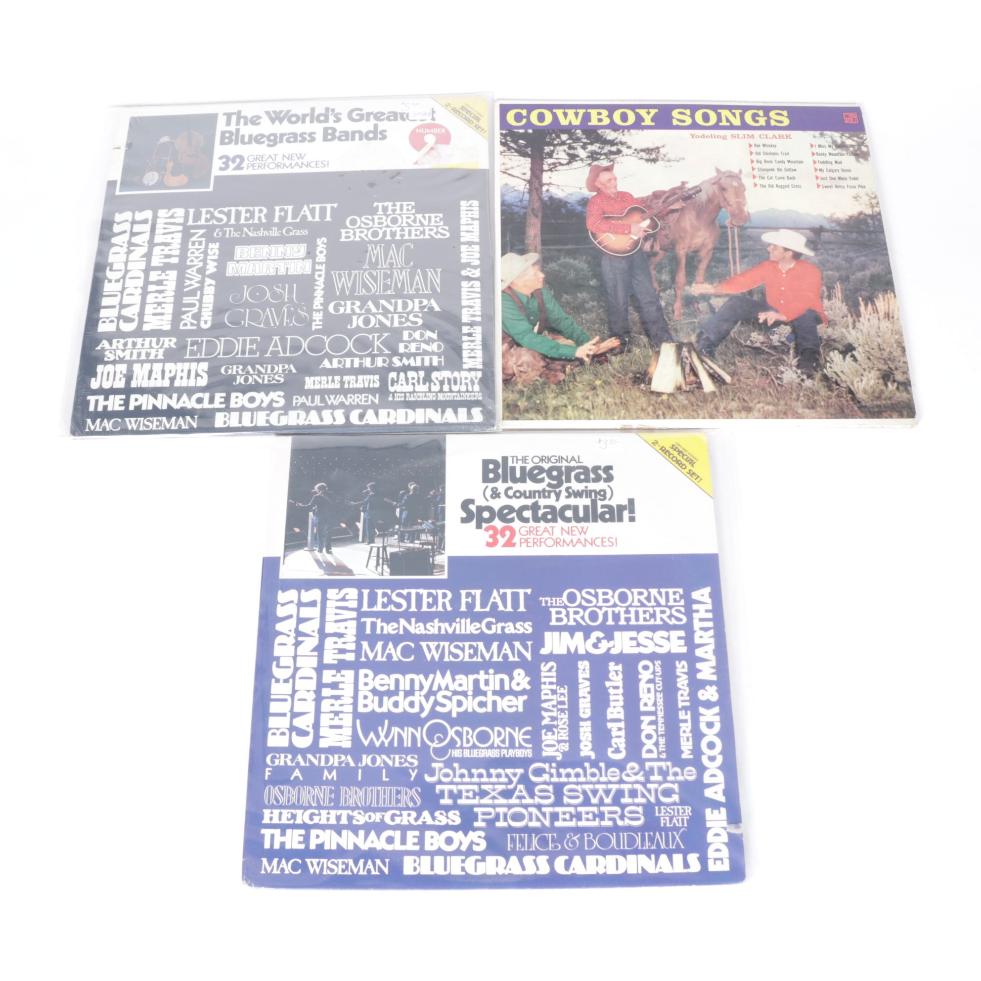 Bill Monroe & The Bluegrass Boys, The Village Stompers and More Vinyl Records