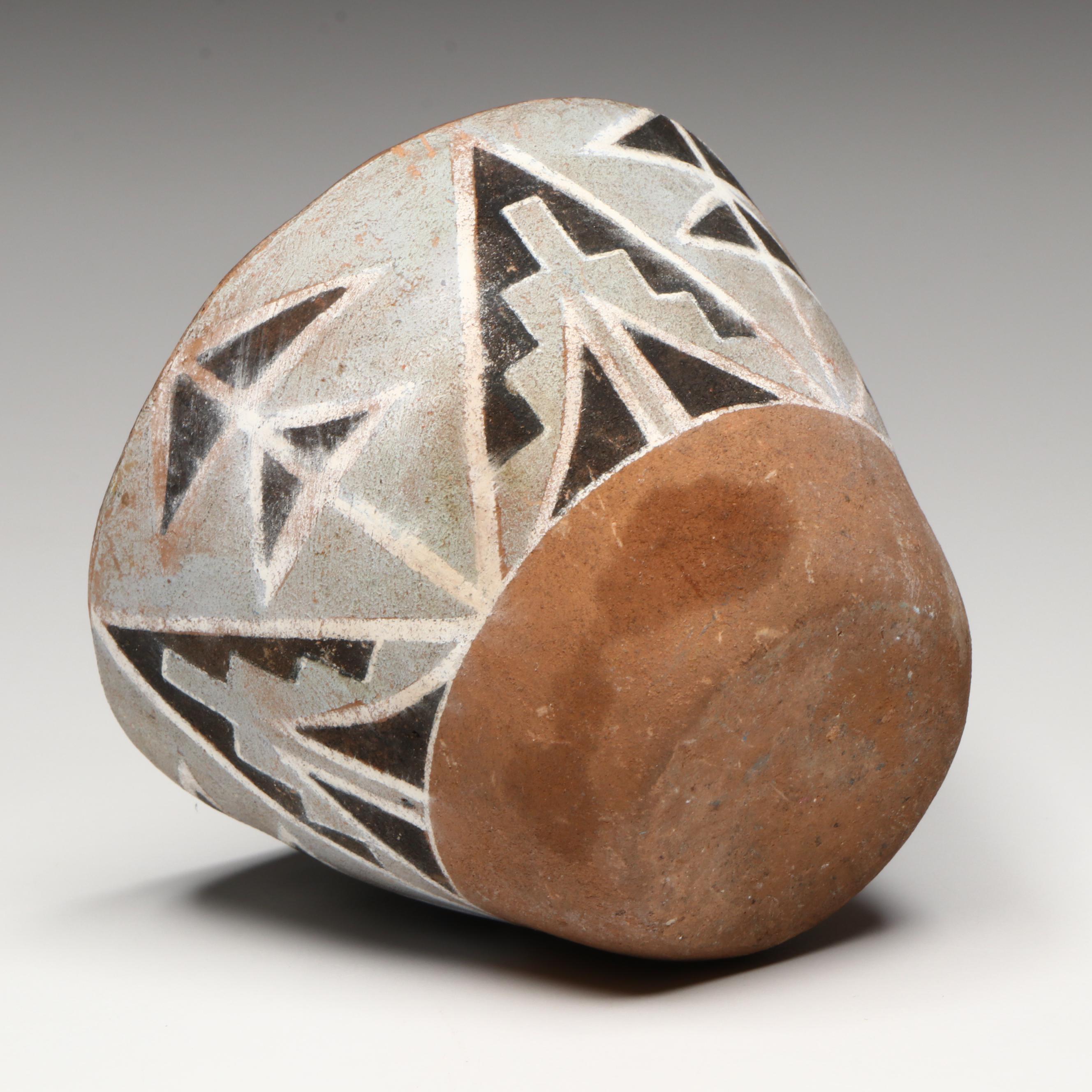 Four Indigenous Southwestern Pueblo Pottery Forms, Mid-20th Century