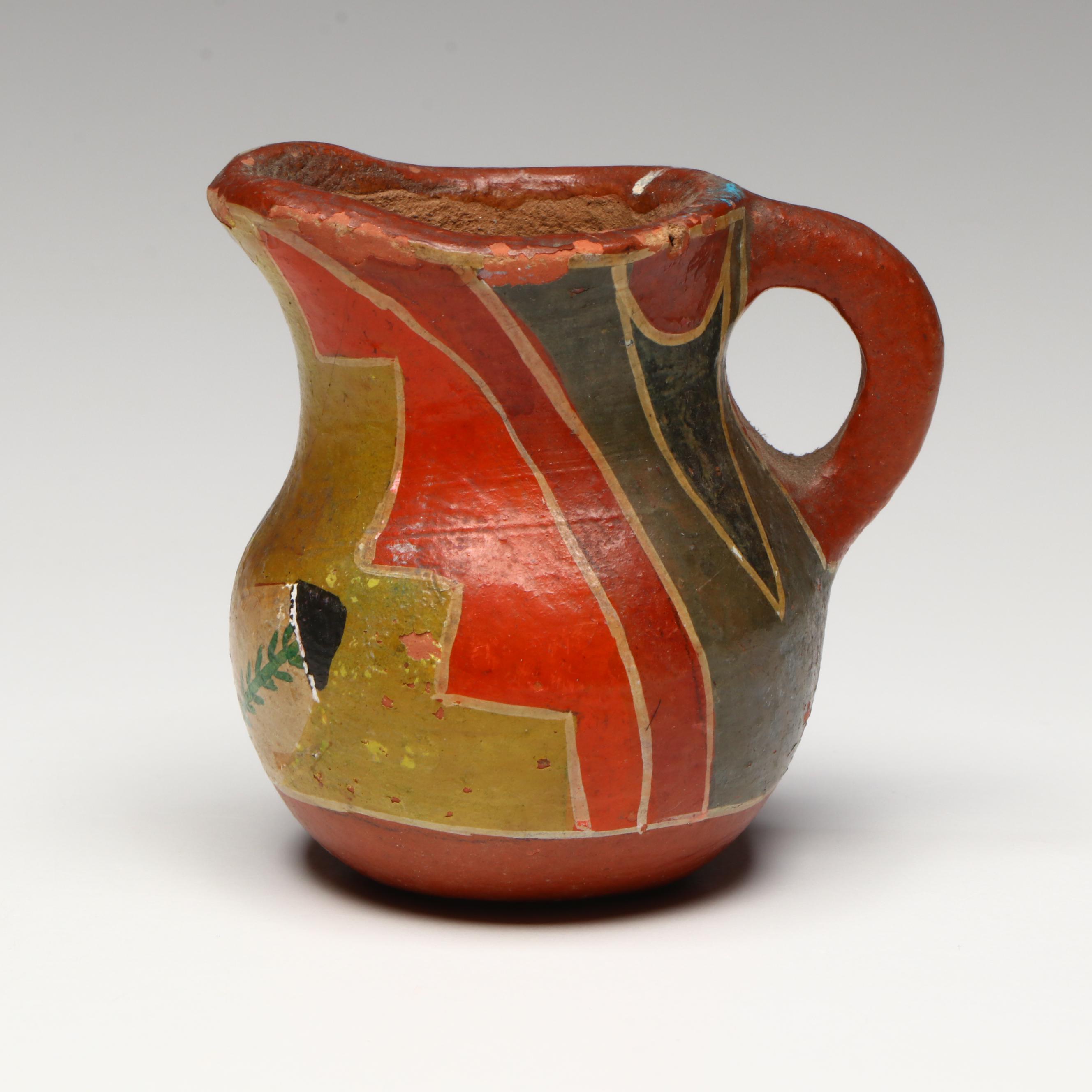 Four Indigenous Southwestern Pueblo Pottery Forms, Mid-20th Century