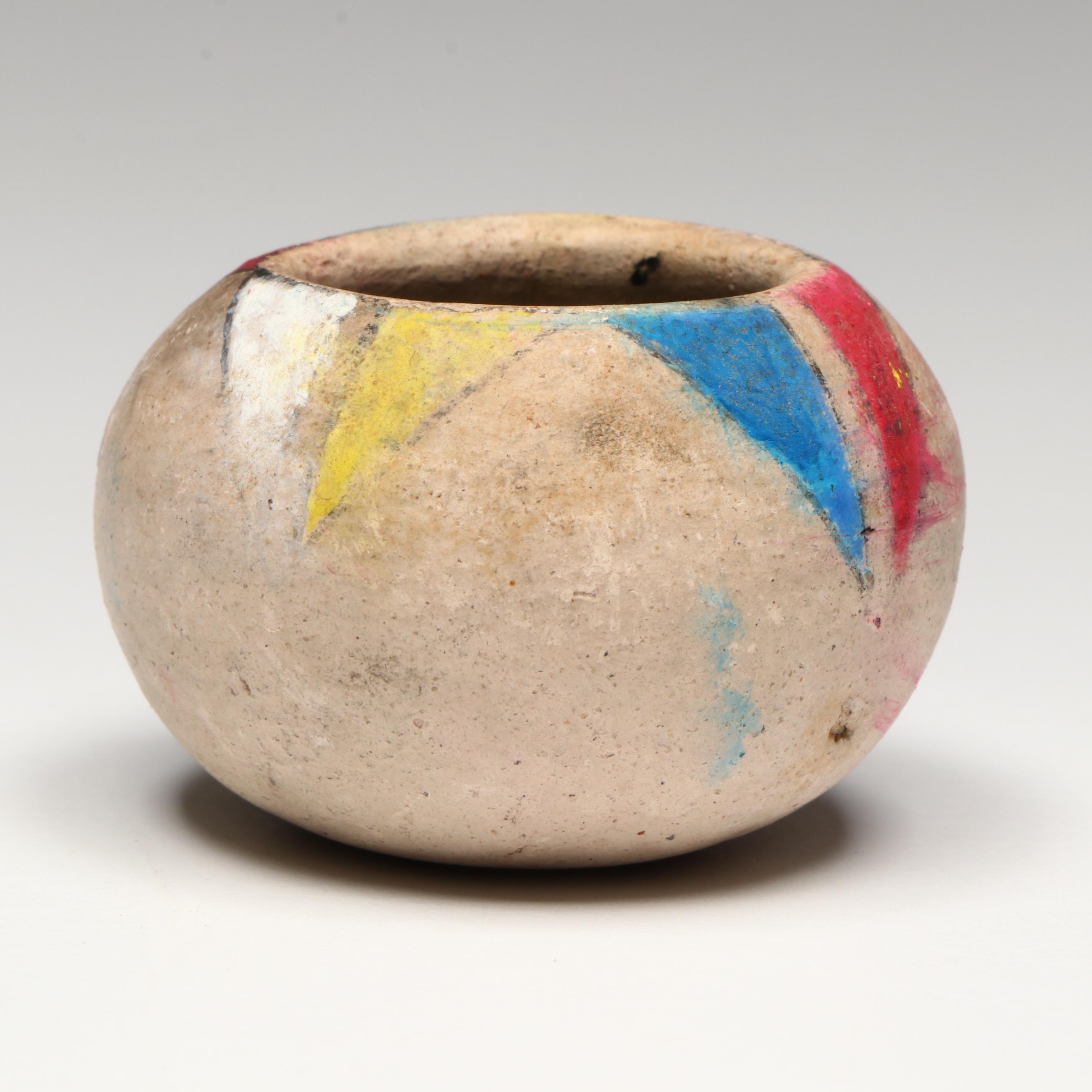 Four Indigenous Southwestern Pueblo Pottery Forms, Mid-20th Century